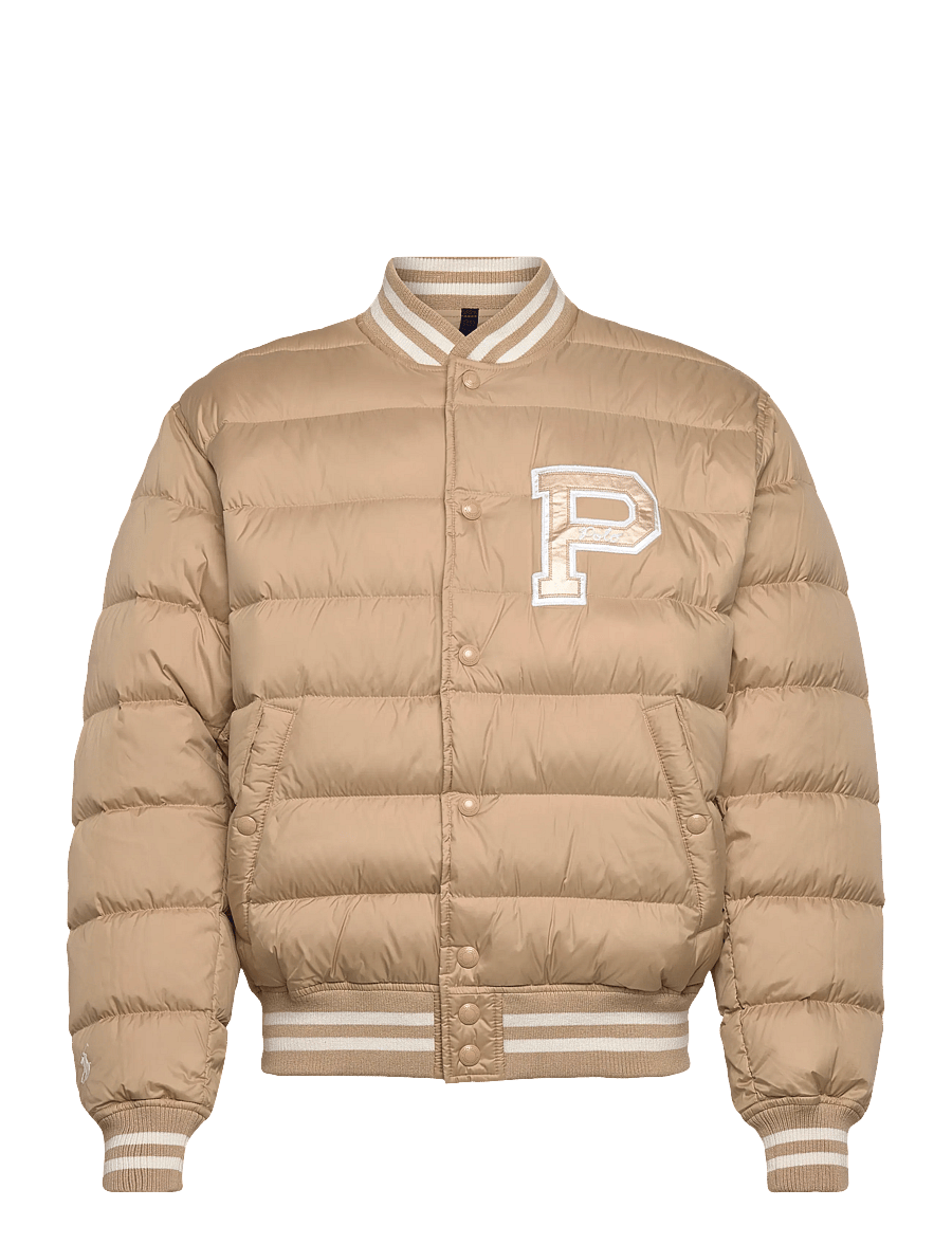 Polo Ralph Lauren - The Colden Quilted Letter Jacket - quiltede - classic tan - 0