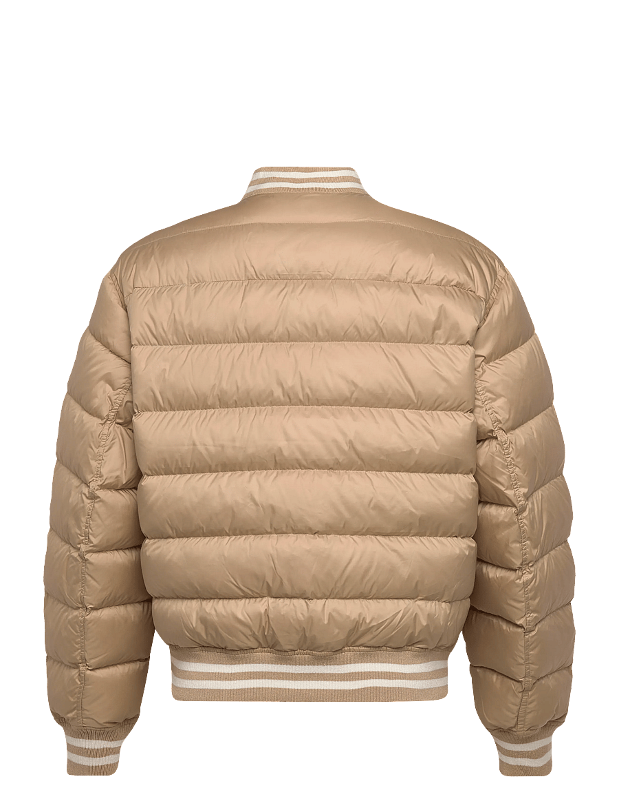 Polo Ralph Lauren - The Colden Quilted Letter Jacket - quiltede - classic tan - 1