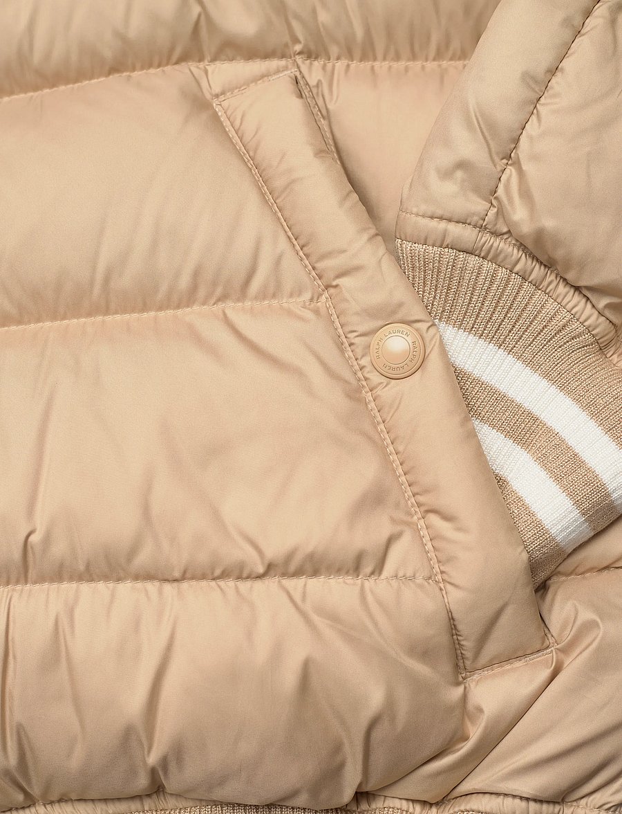 Polo Ralph Lauren - The Colden Quilted Letter Jacket - quiltede - classic tan - 3