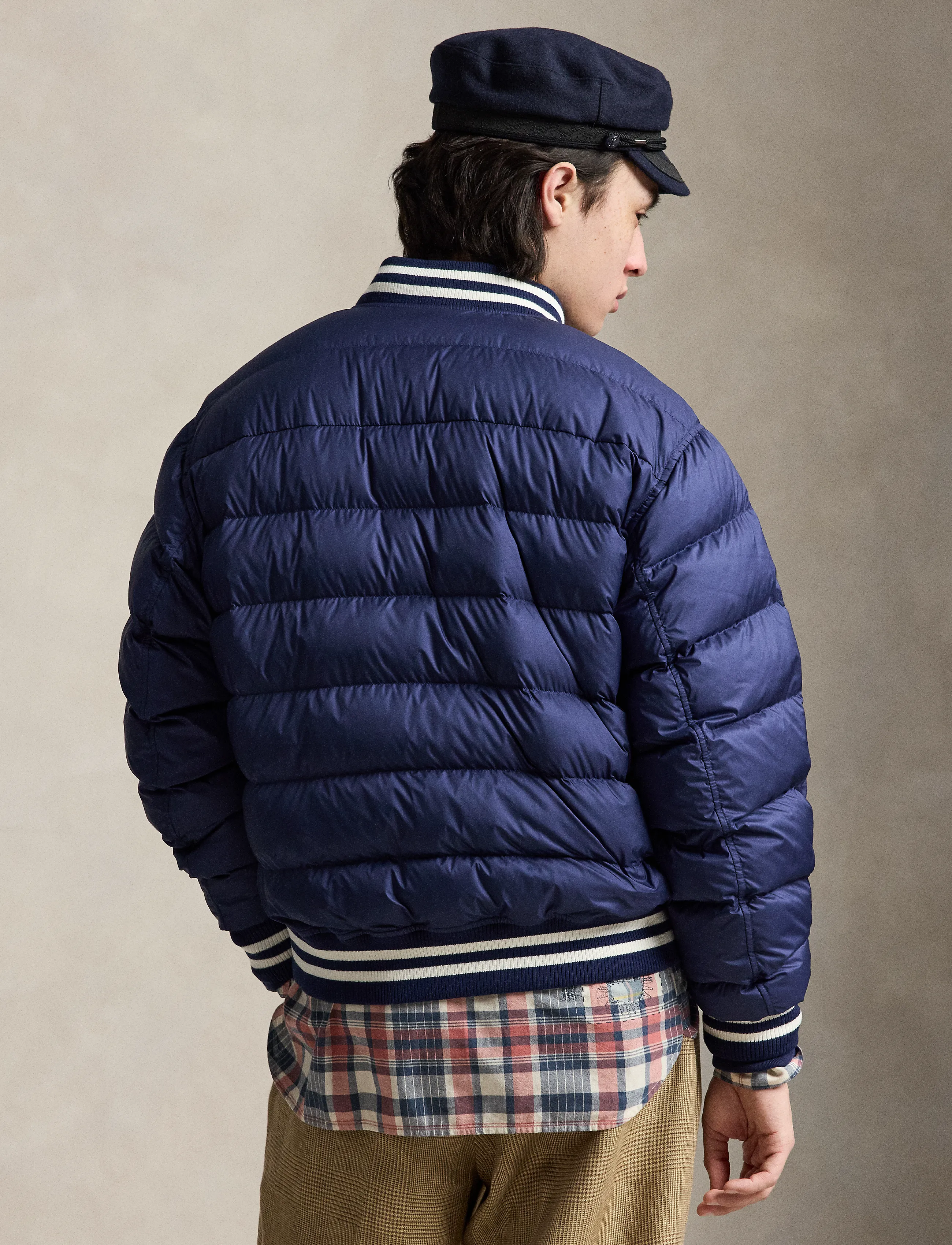 The Colden Quilted Letter Jacket 2