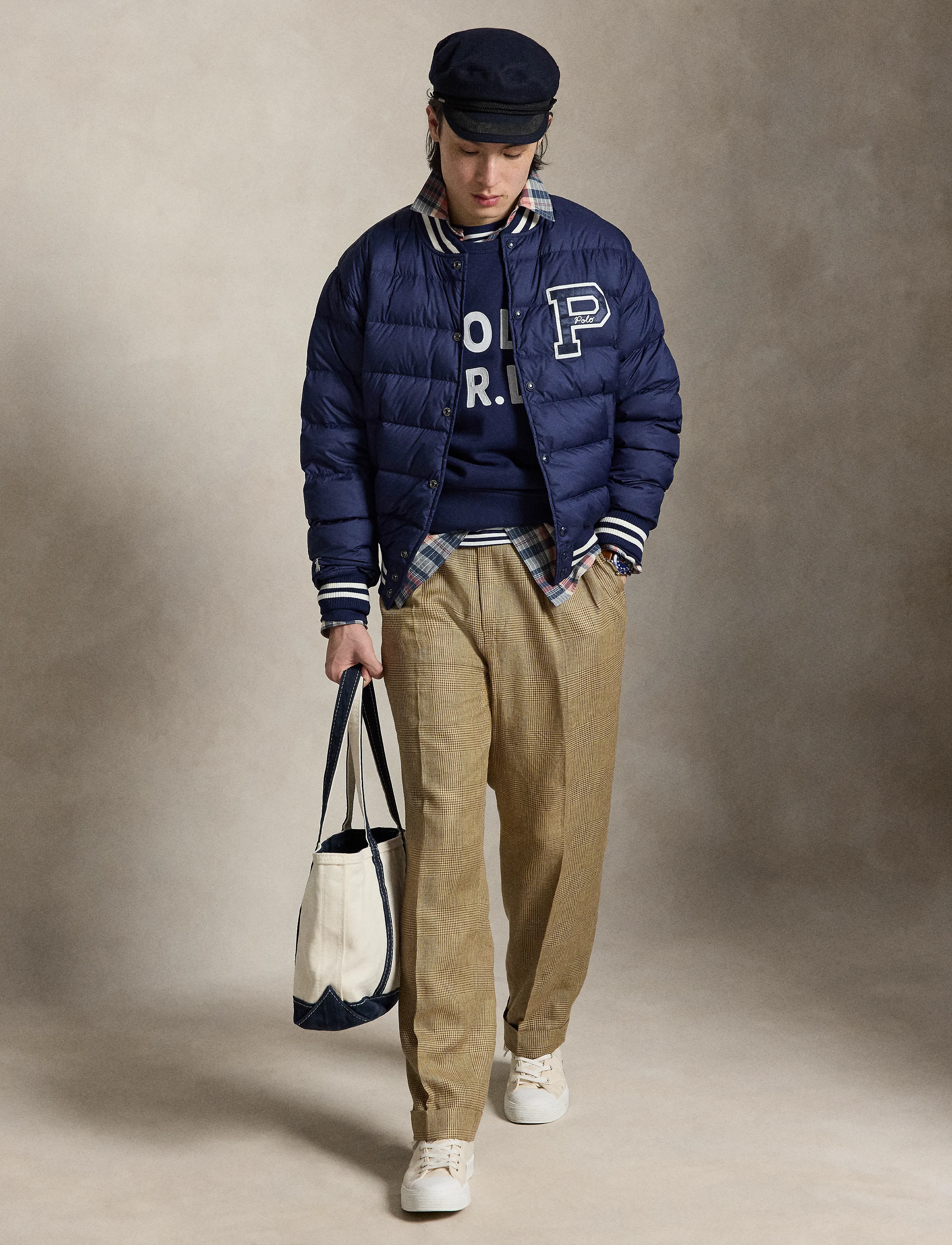 The Colden Quilted Letter Jacket 5