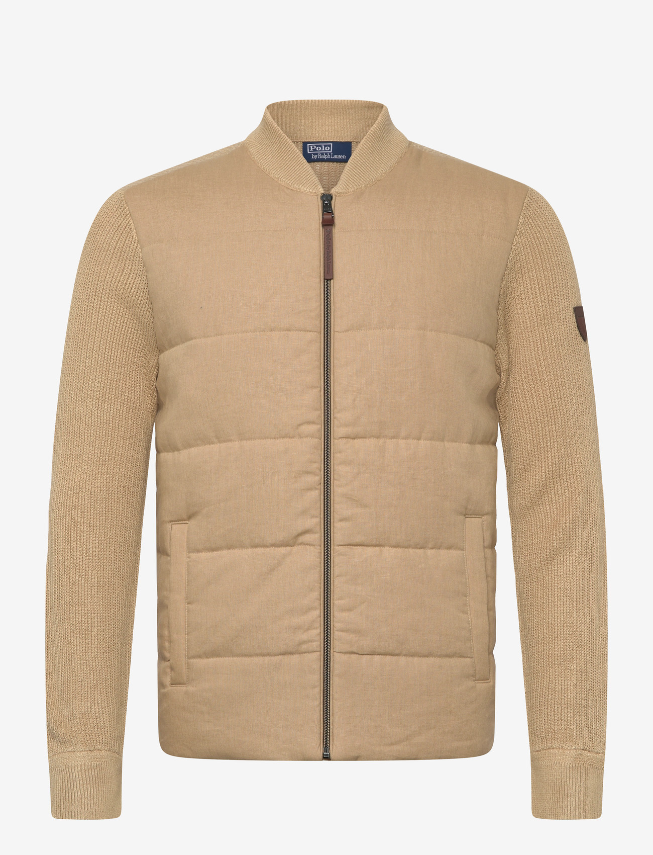 Polo Ralph Lauren - Hybrid Linen Full-Zip Sweater - hybrid-jacken - vintage khaki com - 0