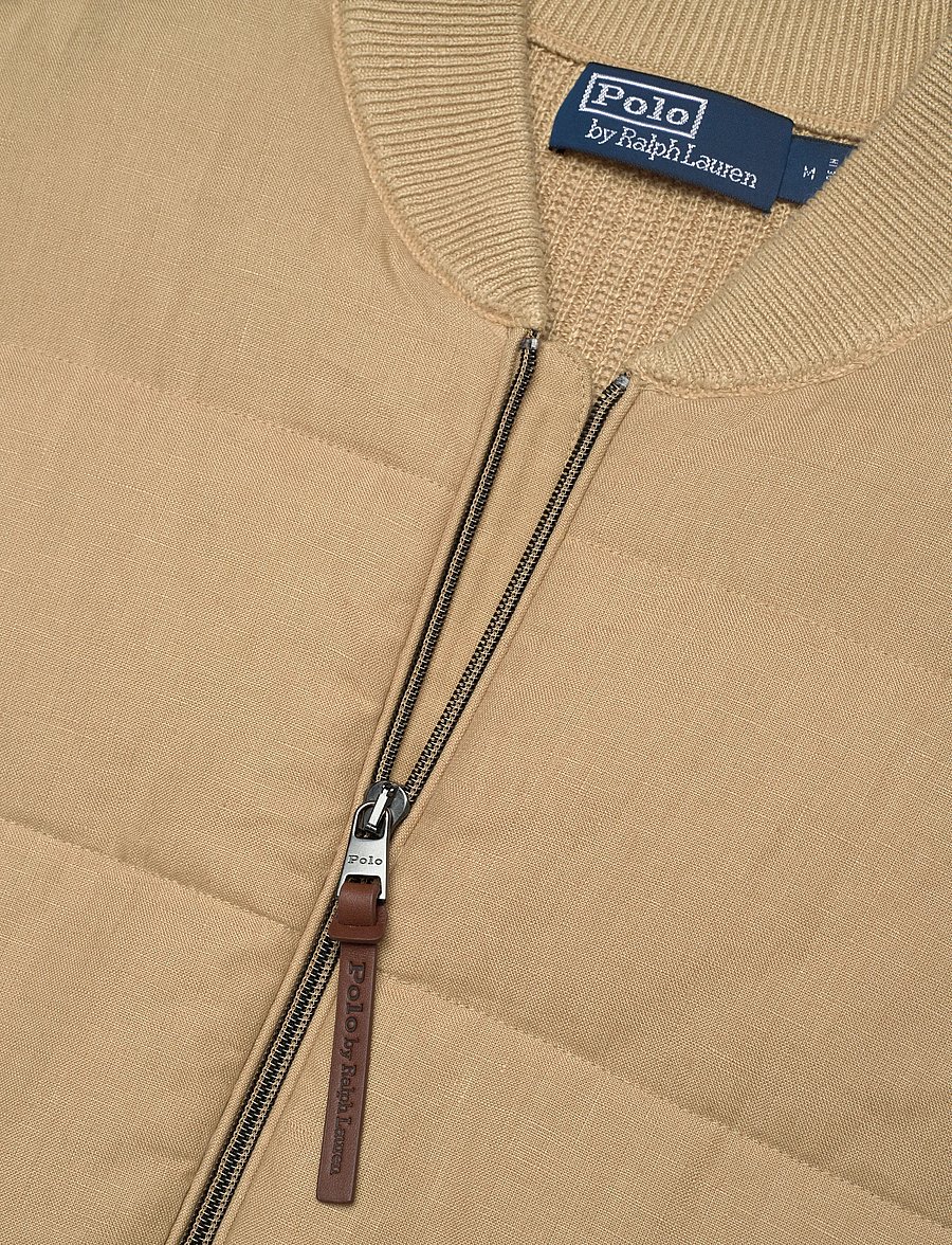 Polo Ralph Lauren - Hybrid Linen Full-Zip Sweater - kurtki hybrydowe - vintage khaki com - 2