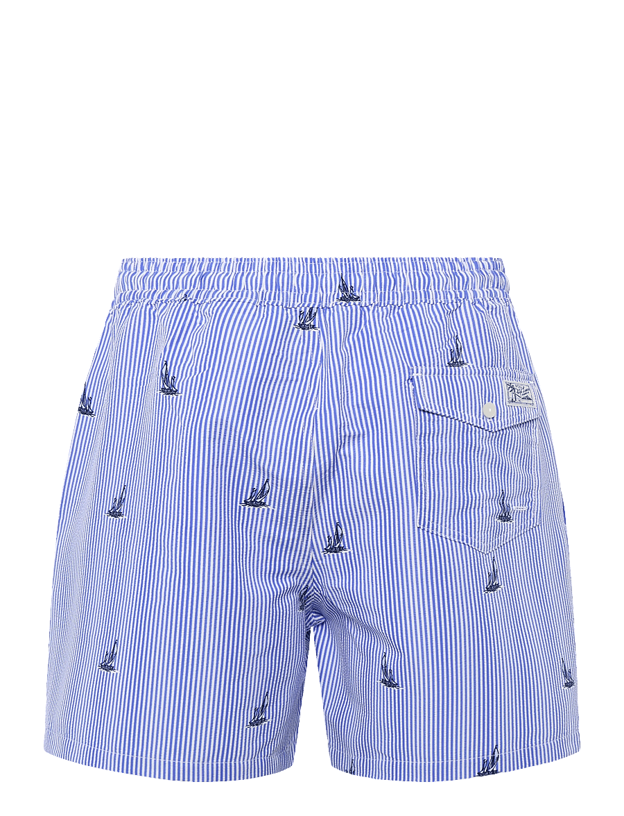 Polo Ralph Lauren - 5.75-Inch Traveler Classic Swim Trunk - badshorts - sailboat on strip - 2