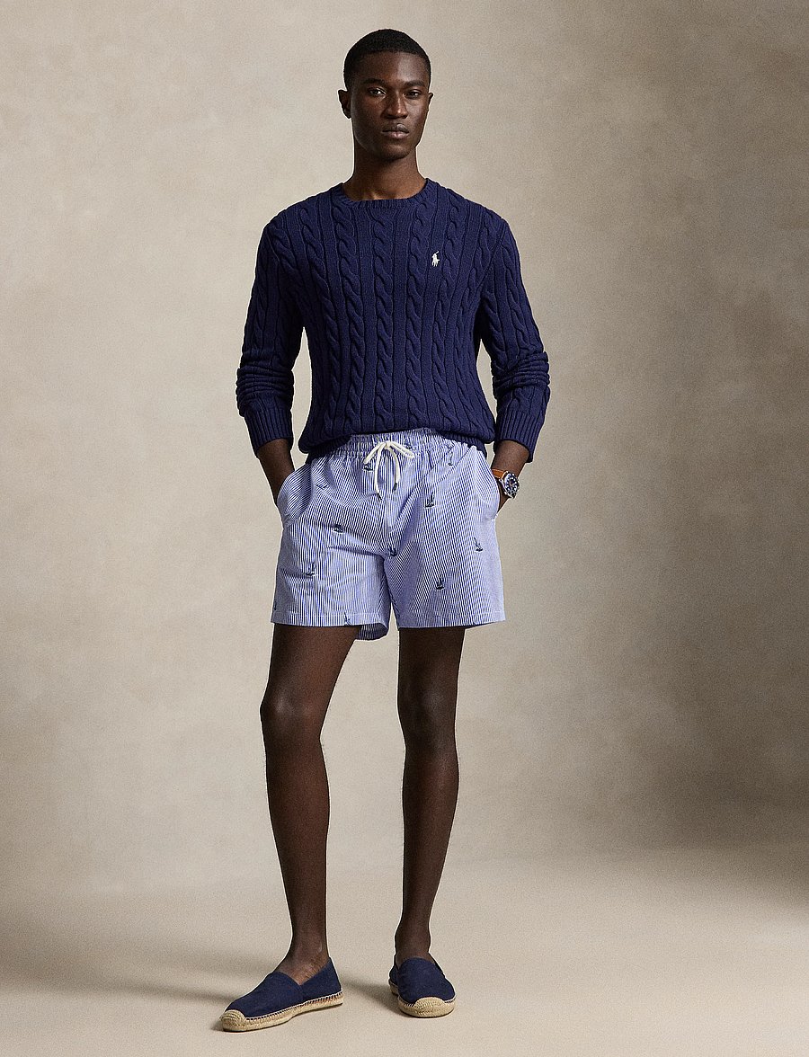 Polo Ralph Lauren - 5.75-Inch Traveler Classic Swim Trunk - badeshorts - sailboat on strip - 0