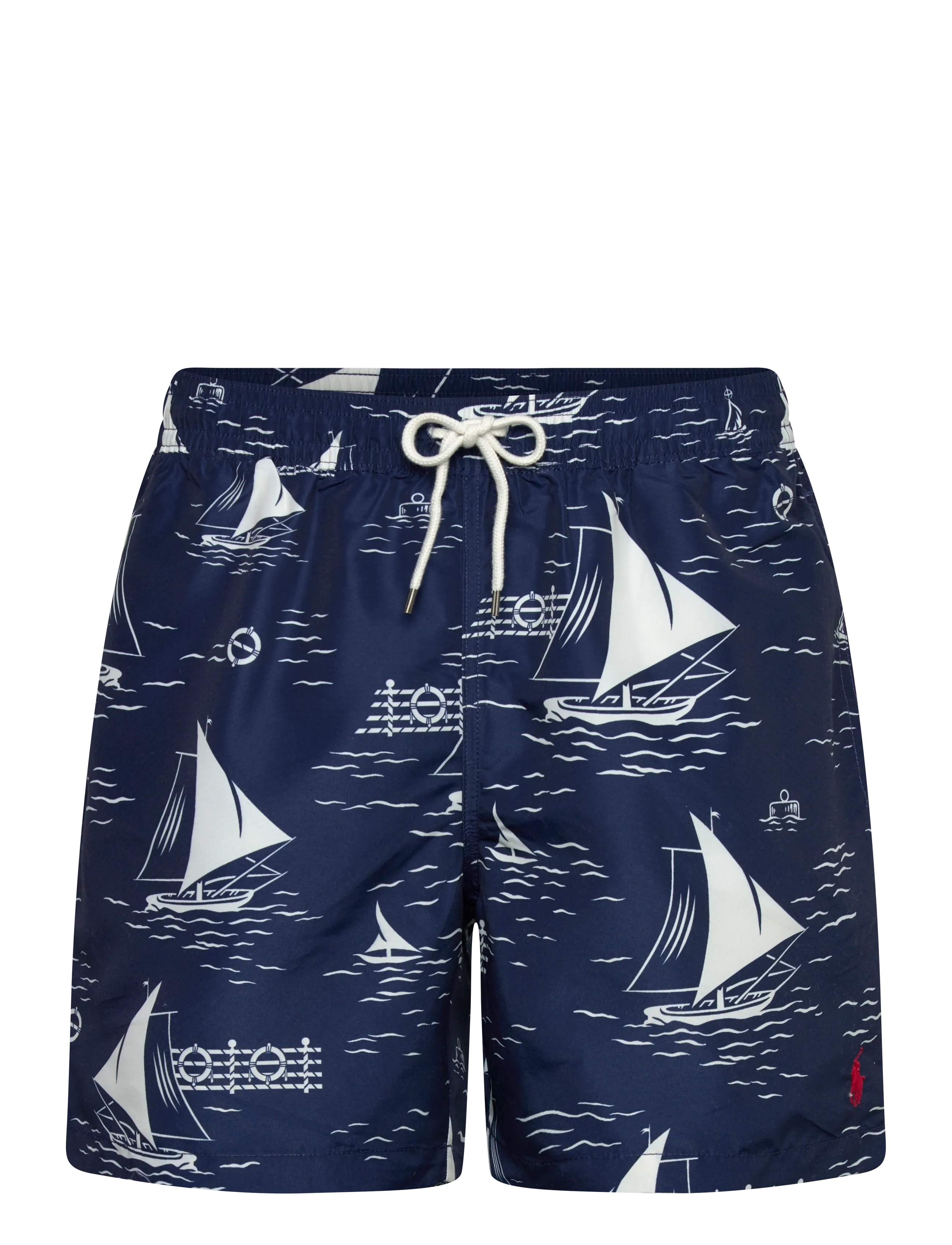 Polo Ralph Lauren 5.75-Inch Traveler Classic Swim Trunk, M, Bademode, Blau - Shorts, Männerswear
