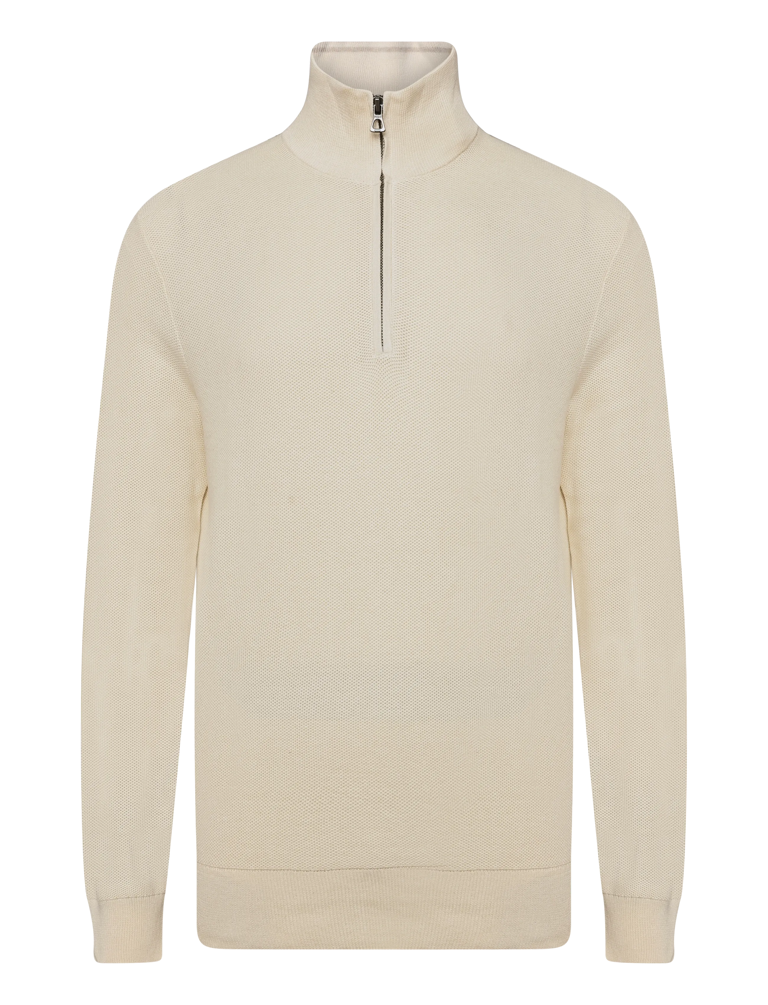 Polo Ralph Lauren 32/2 COTTON-SWEATER-HALF ZIP - Pullover mit halbem Reißverschluss - ANDOVER CREAM / cream