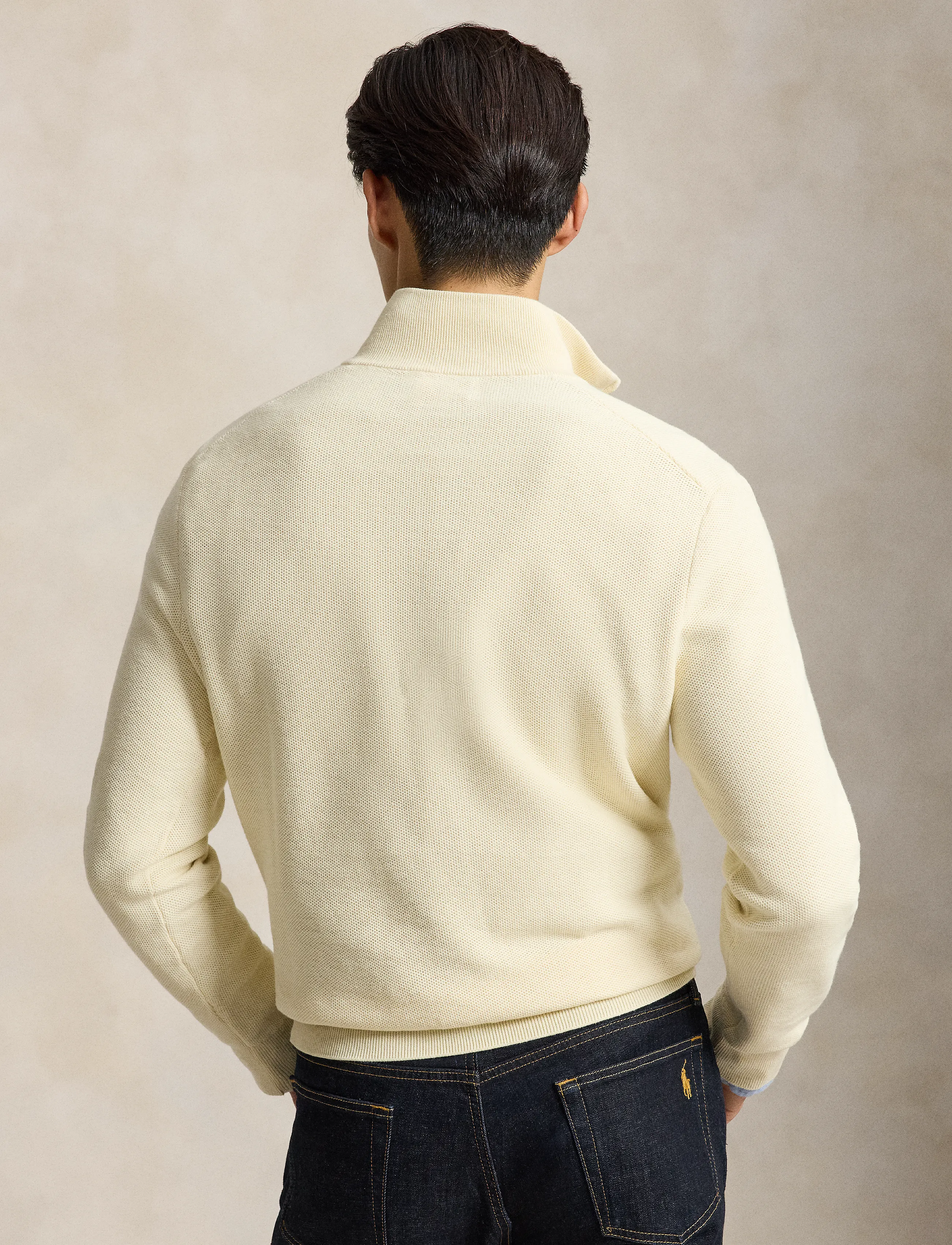 Polo Ralph Lauren - 32/2 COTTON-SWEATER-HALF ZIP - pullover mit halbem reißverschluss - andover cream - 3