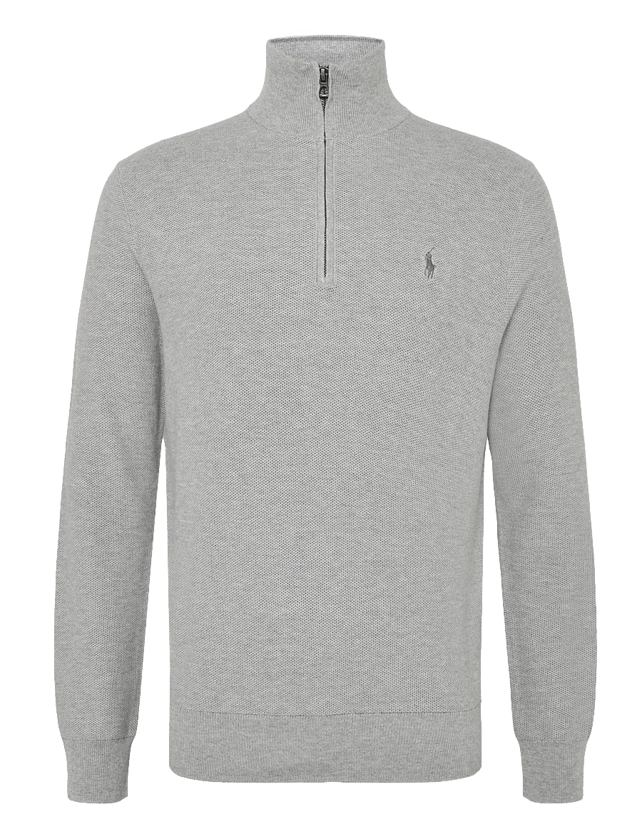 Polo Ralph Lauren - 32/2 COTTON-SWEATER-HALF ZIP - pullover mit halbem reißverschluss - andover heather - 1