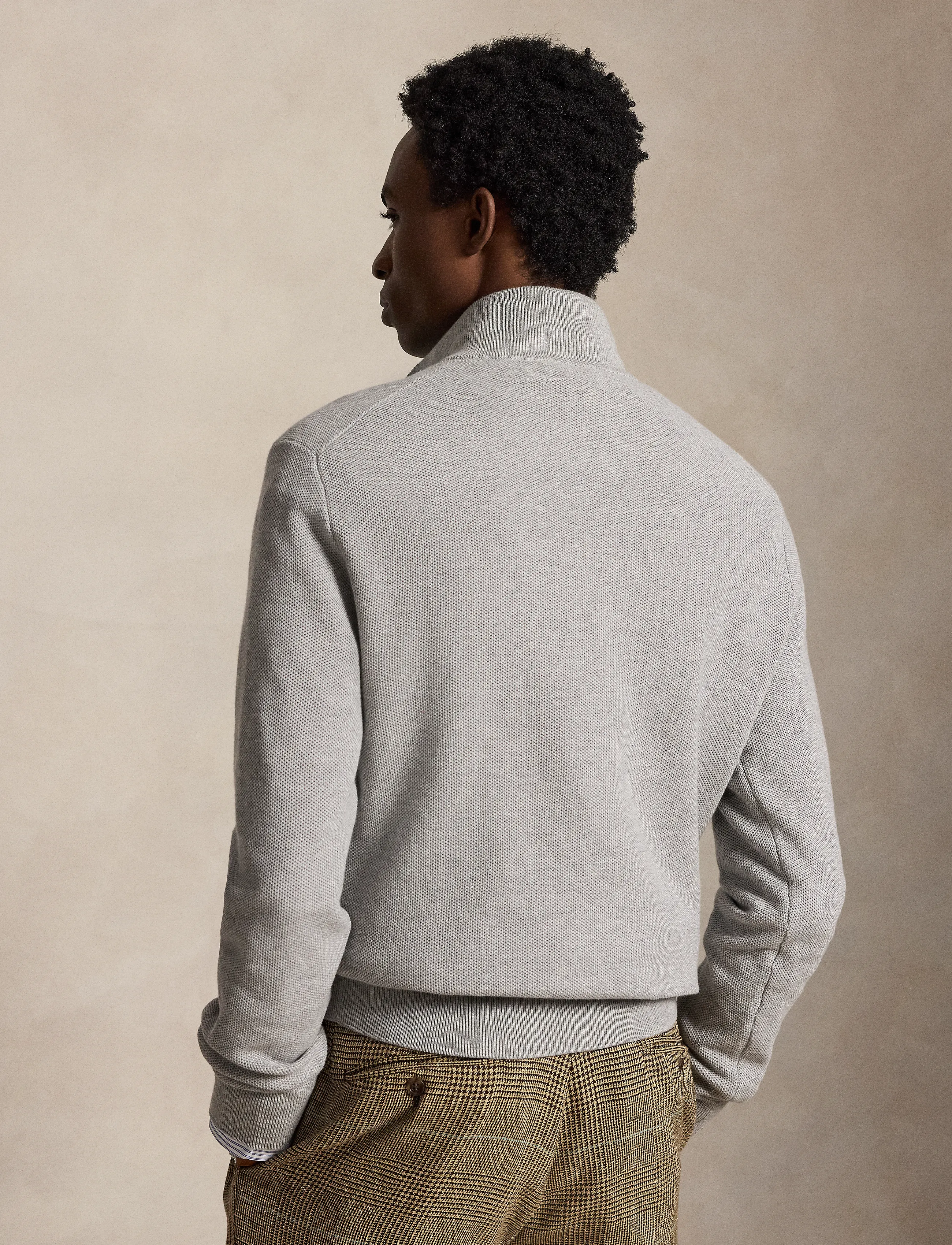 Polo Ralph Lauren - 32/2 COTTON-SWEATER-HALF ZIP - pullover mit halbem reißverschluss - andover heather - 3
