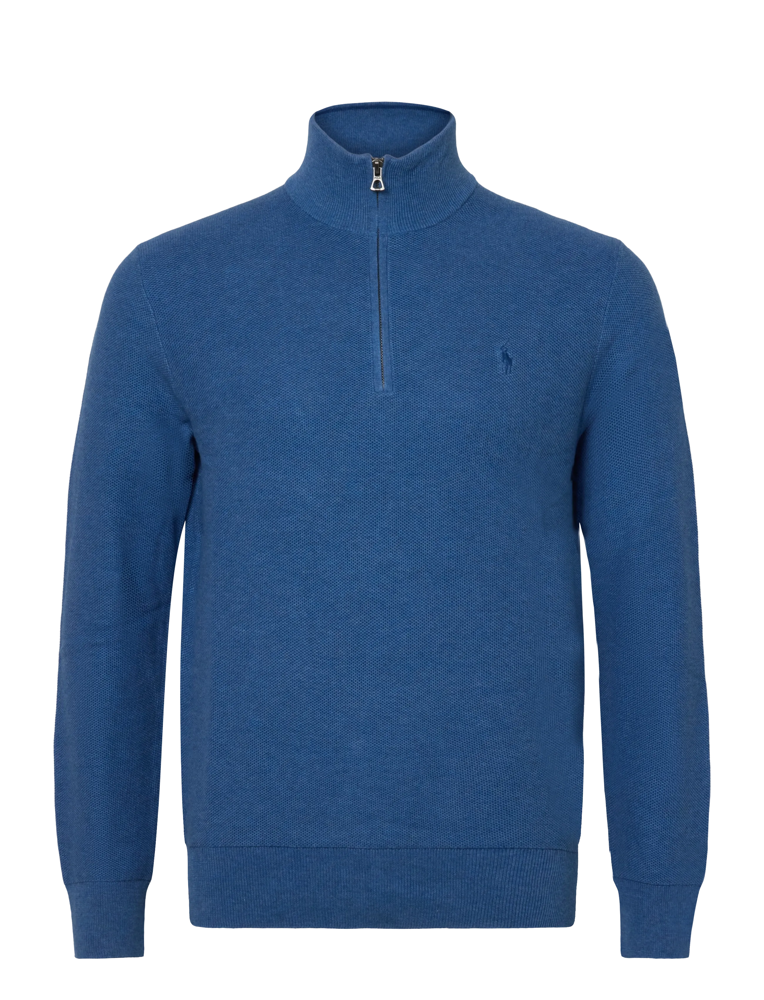 Polo Ralph Lauren - 32/2 COTTON-SWEATER-HALF ZIP - pullover mit halbem reißverschluss - blue borage heath - 1