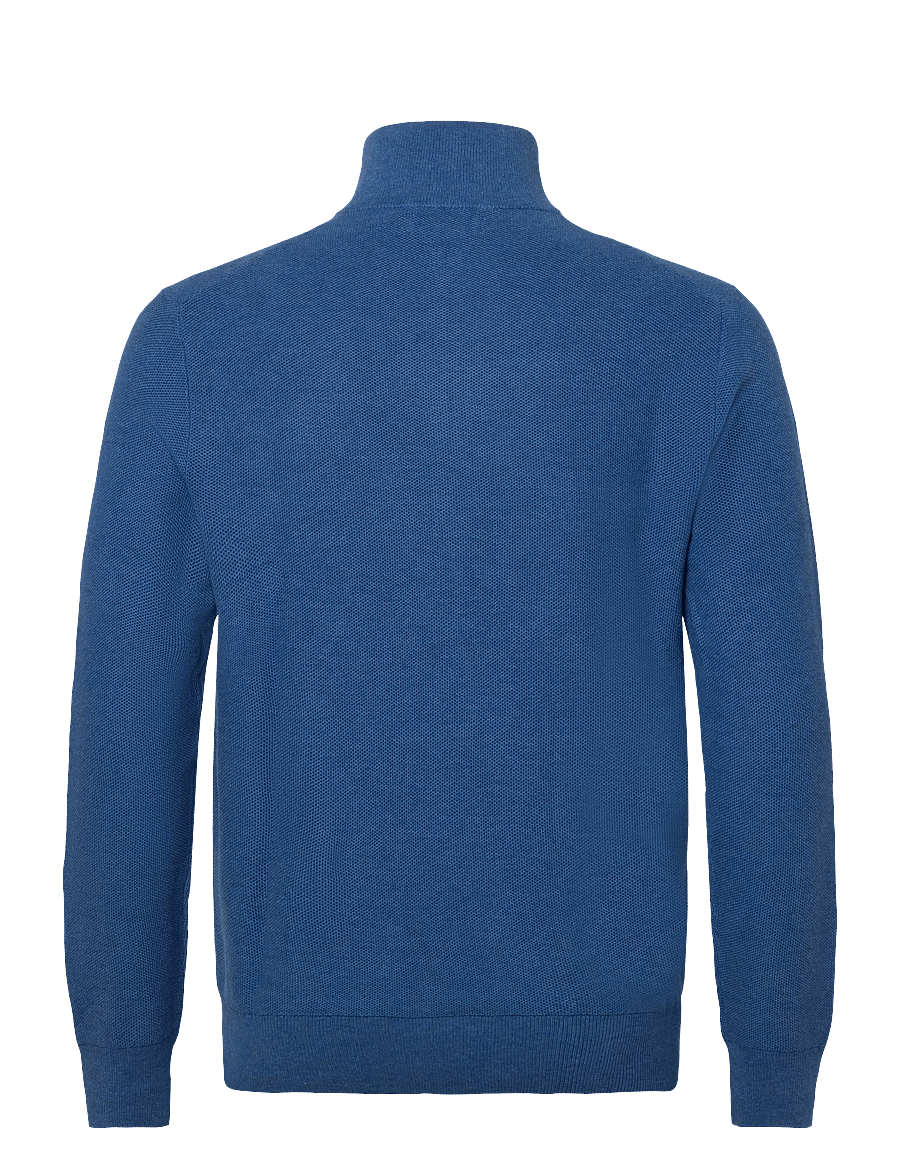 Polo Ralph Lauren - 32/2 COTTON-SWEATER-HALF ZIP - pullover mit halbem reißverschluss - blue borage heath - 2