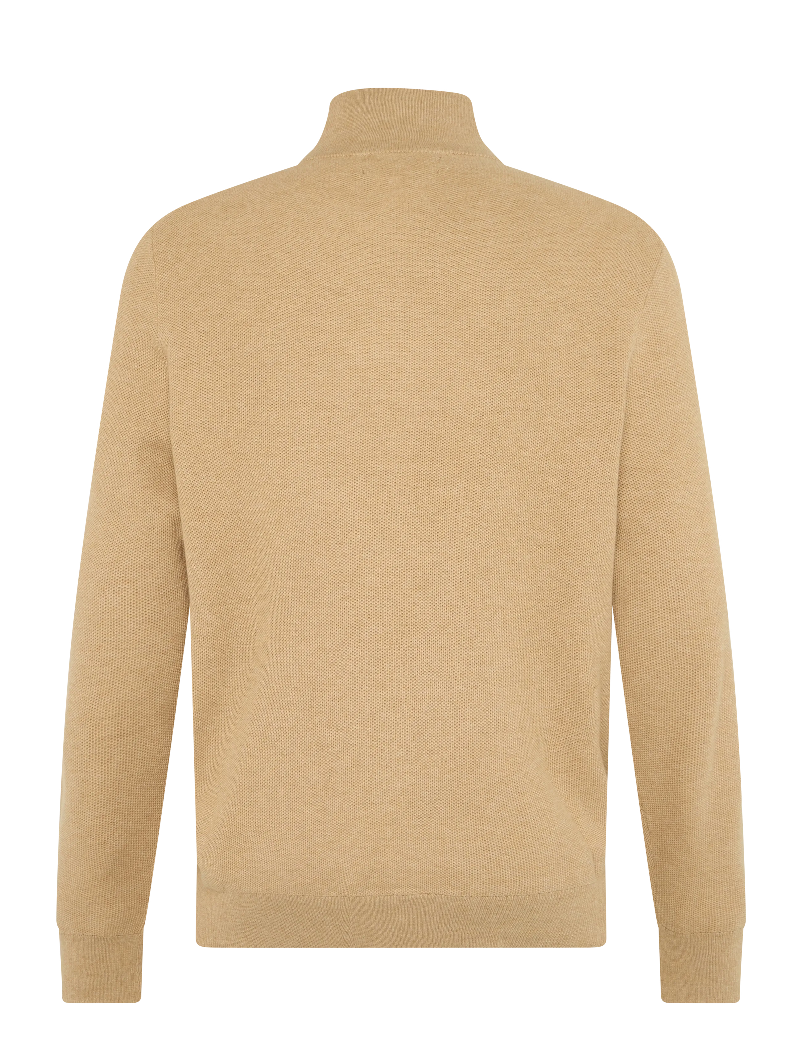 Polo Ralph Lauren - 32/2 COTTON-SWEATER-HALF ZIP - pulls demi-zippés - camel melange - 3