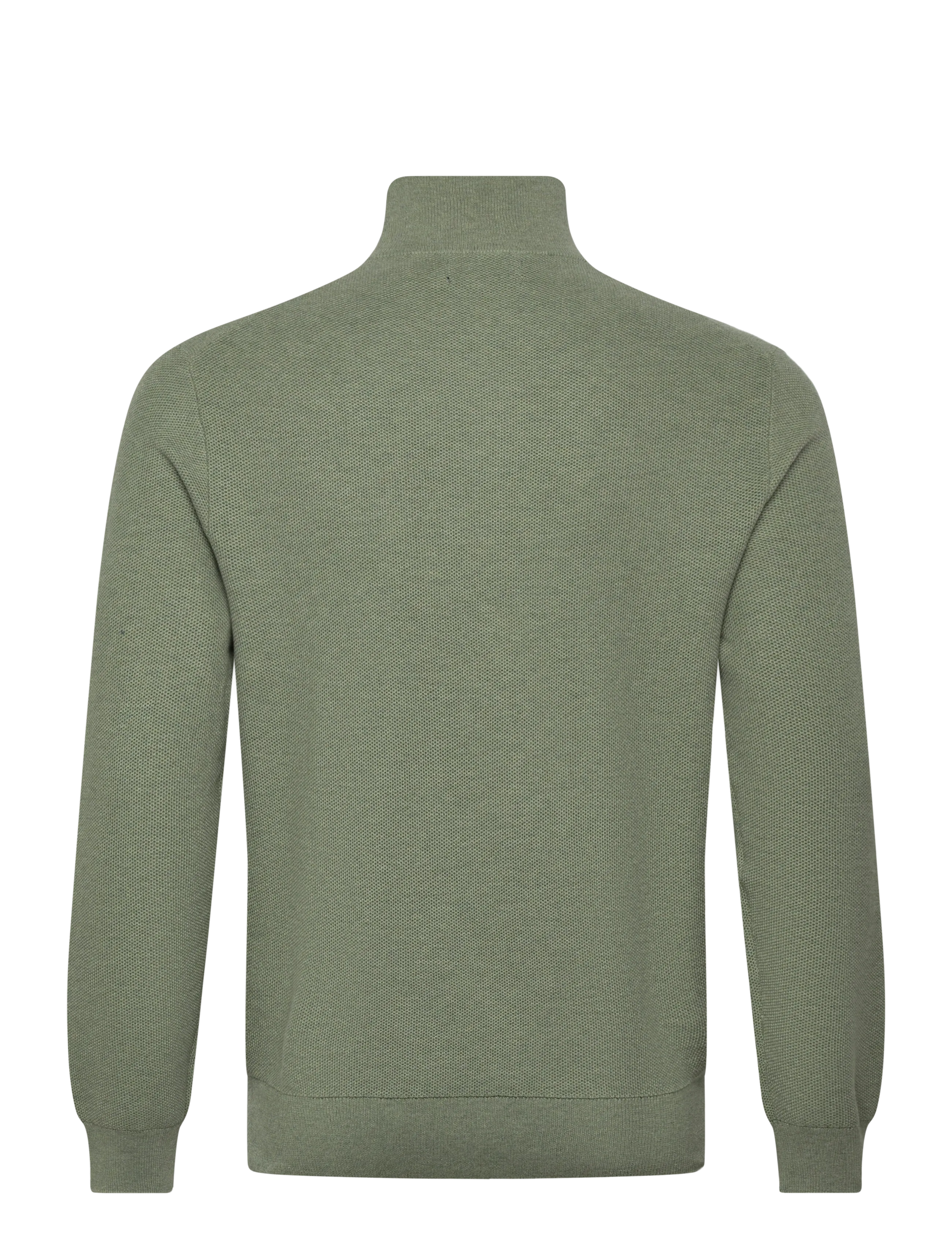 Polo Ralph Lauren - 32/2 COTTON-SWEATER-HALF ZIP - pullover mit halbem reißverschluss - fern green heathe - 1