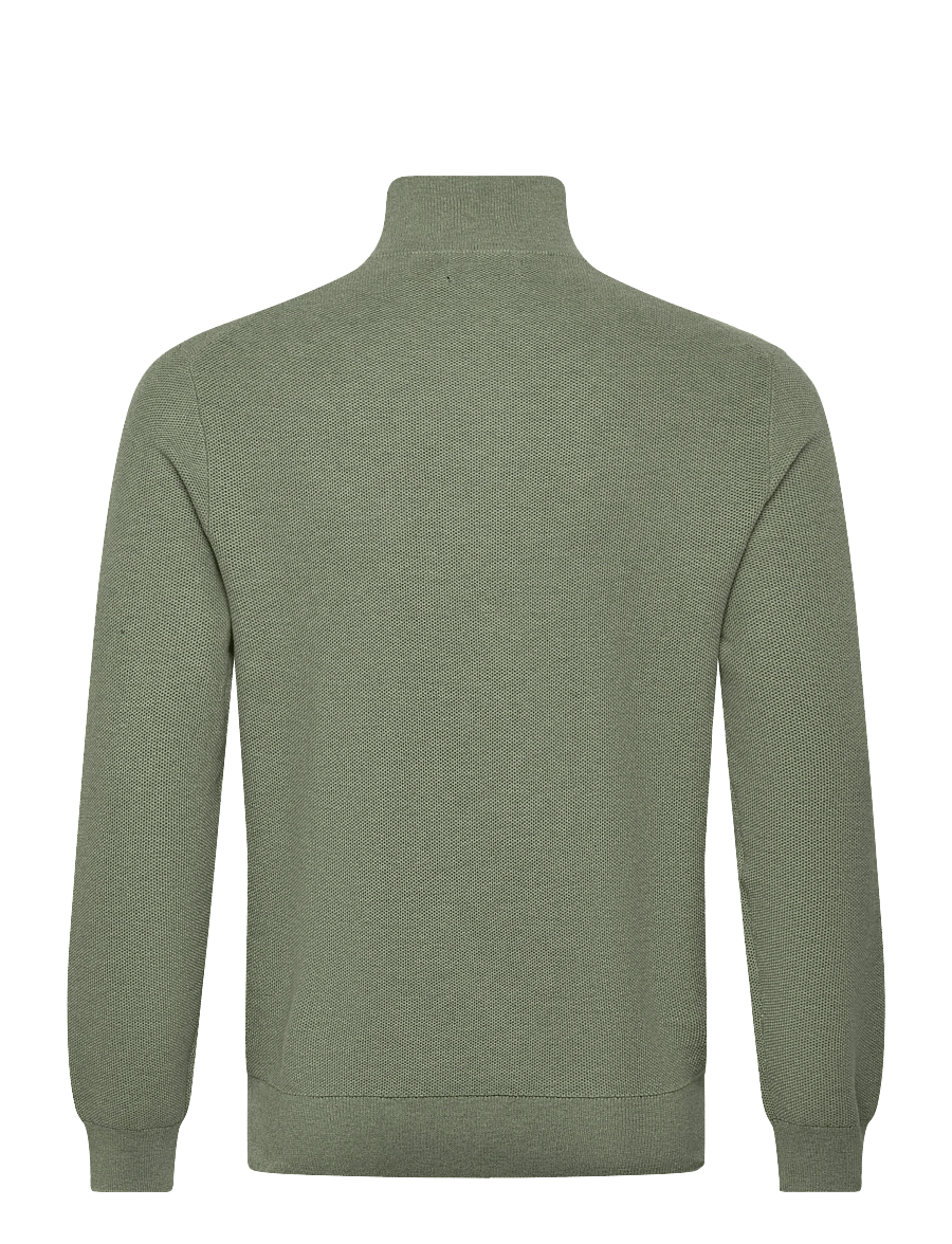 Polo Ralph Lauren - 32/2 COTTON-SWEATER-HALF ZIP - pullover mit halbem reißverschluss - fern green heathe - 1