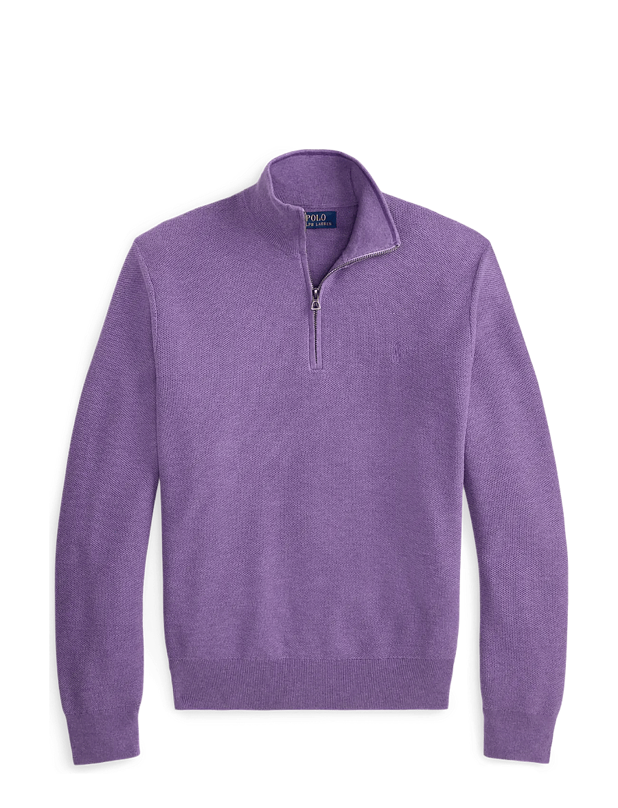 Polo Ralph Lauren - 32/2 COTTON-SWEATER-HALF ZIP - pullover mit halbem reißverschluss - light coronet pur - 1