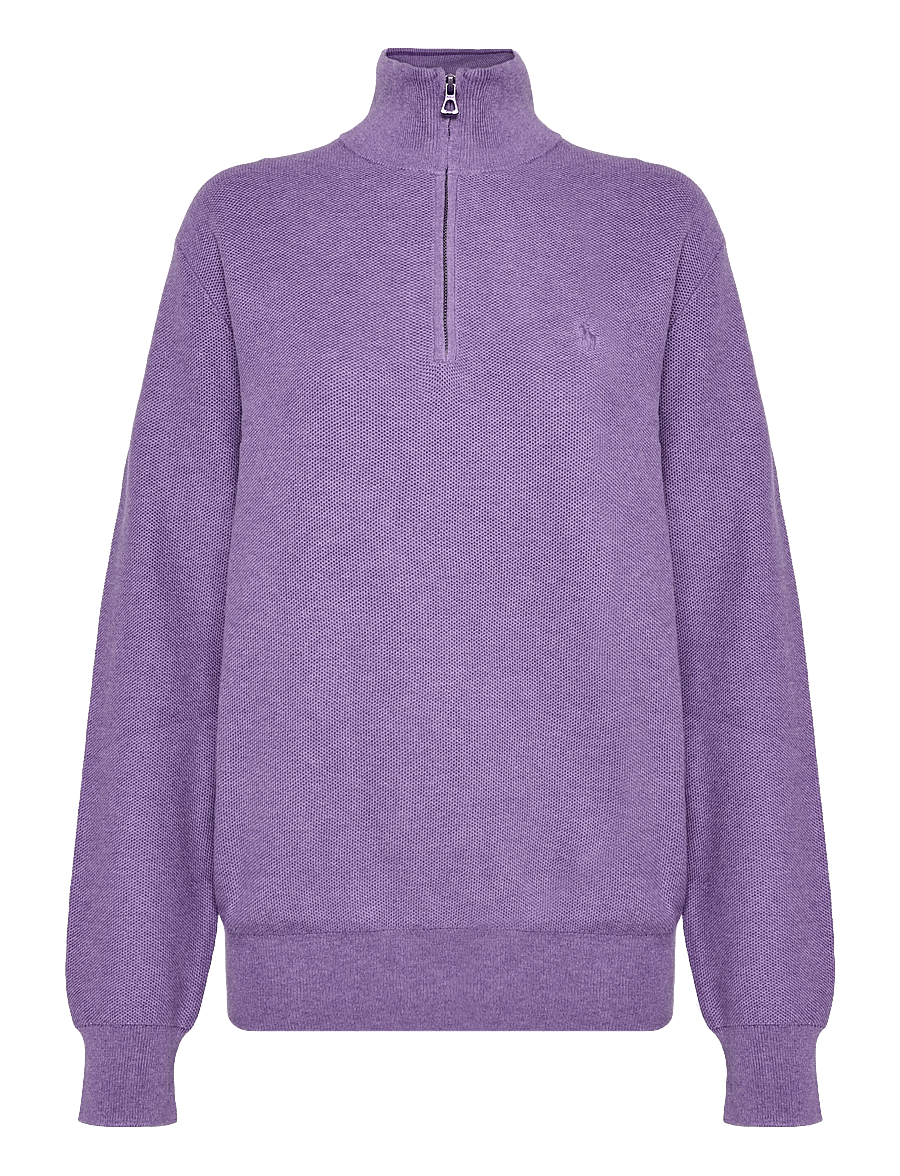 Polo Ralph Lauren - 32/2 COTTON-SWEATER-HALF ZIP - pullover mit halbem reißverschluss - light coronet pur - 1