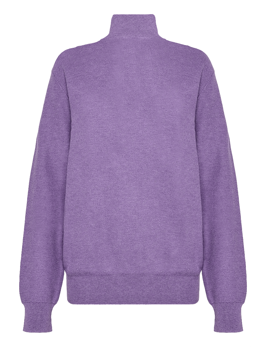 Polo Ralph Lauren - 32/2 COTTON-SWEATER-HALF ZIP - pullover mit halbem reißverschluss - light coronet pur - 2