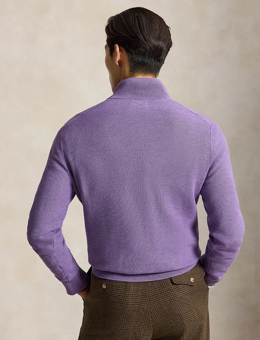 Polo Ralph Lauren - 32/2 COTTON-SWEATER-HALF ZIP - pullover mit halbem reißverschluss - light coronet pur - 2