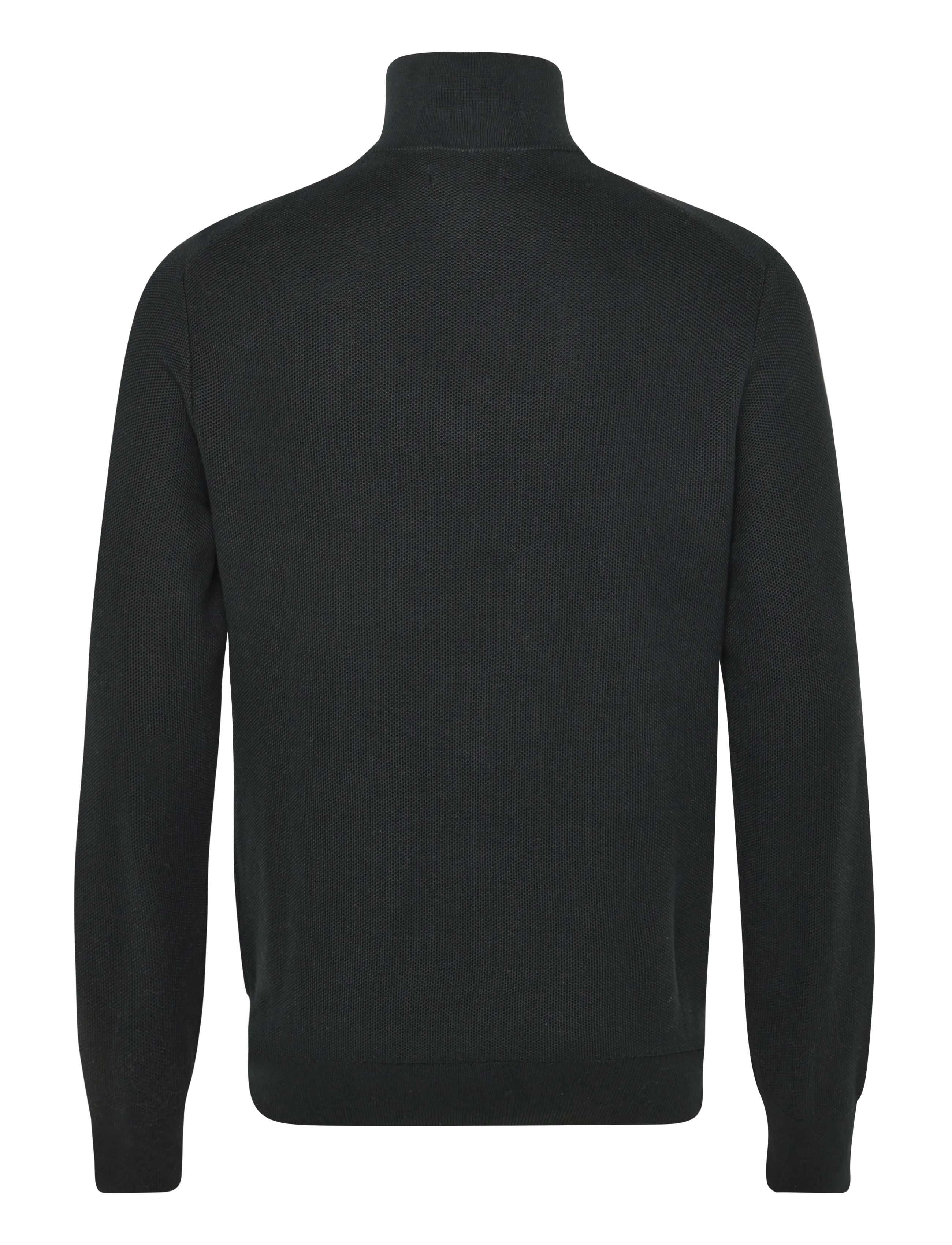 Polo Ralph Lauren - Mesh-Knit Cotton Quarter-Zip Sweater - hálfrenndar peysur - polo black w/ c99 - 2