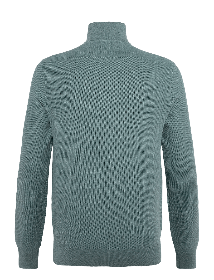 Polo Ralph Lauren - 32/2 COTTON-SWEATER-HALF ZIP - pullover mit halbem reißverschluss - turquoise jay hea - 2
