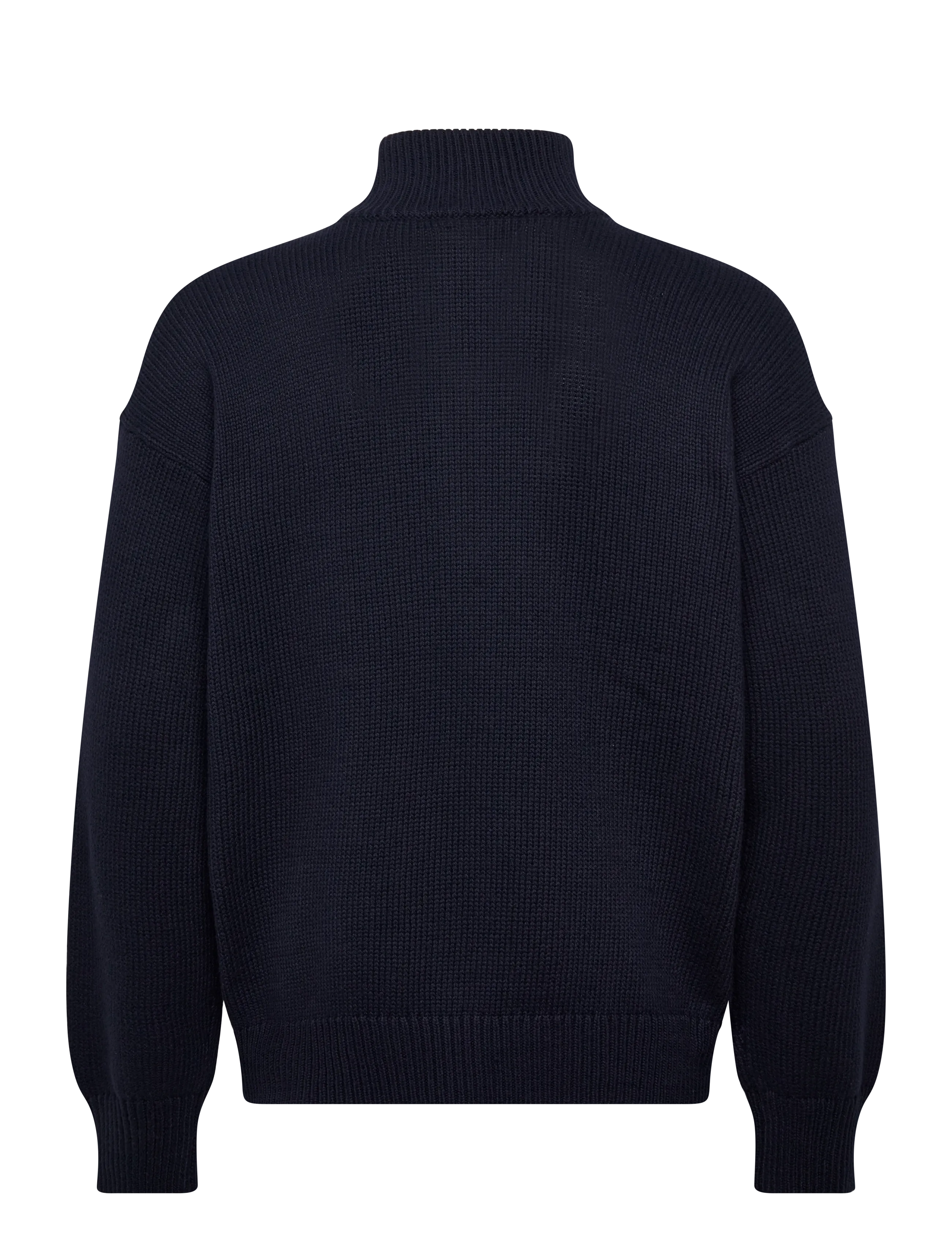 Polo Ralph Lauren - Relaxed Fit Cotton Quarter-Zip Sweater - pullover mit halbem reißverschluss - hunter navy - 2