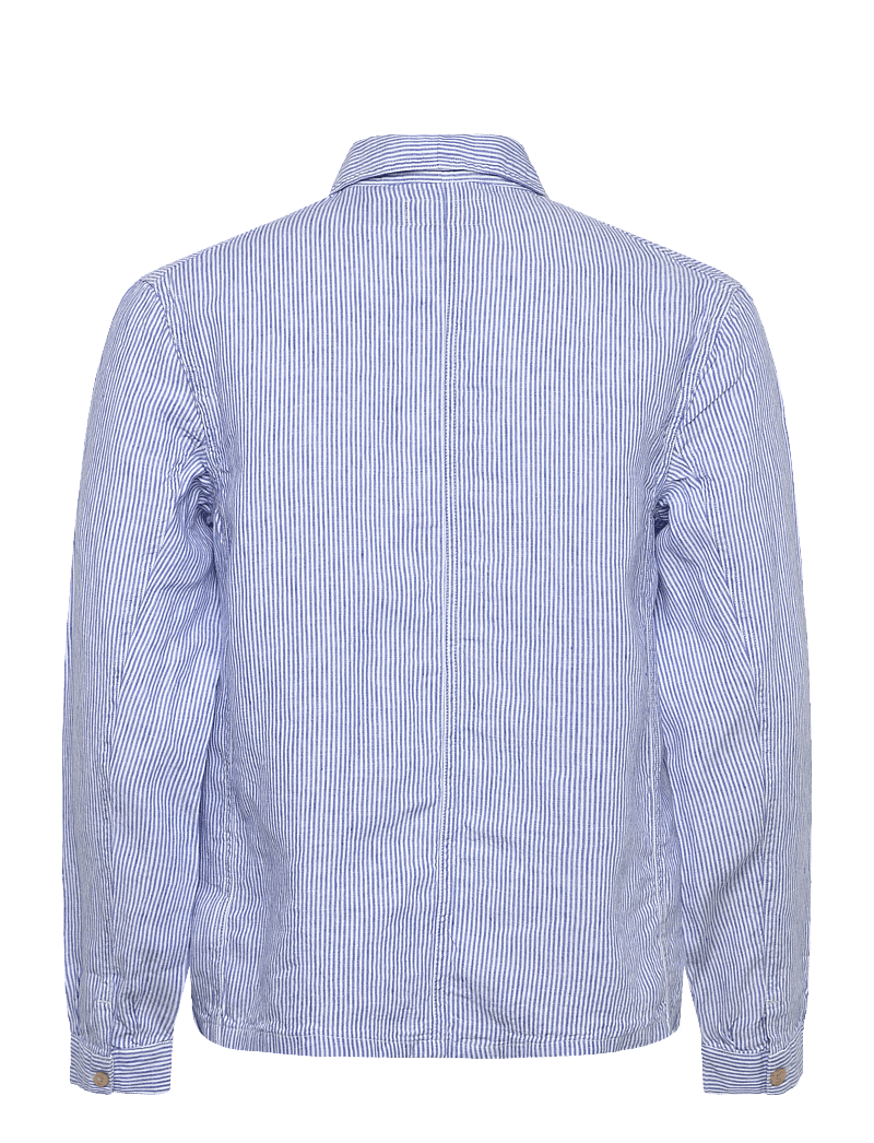 Polo Ralph Lauren - Linen Utility Overshirt - basic-hemden - 7294 cabana blue - 1