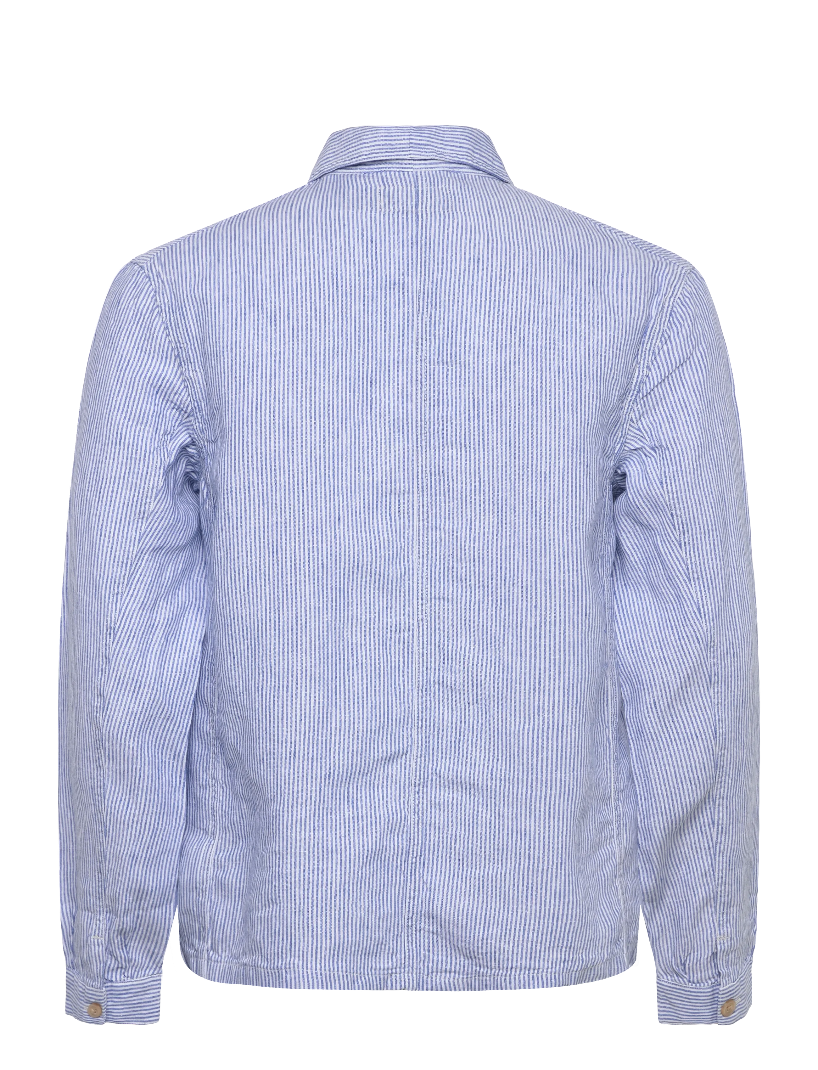 Polo Ralph Lauren - Linen Utility Overshirt - linen shirts - 7294 cabana blue - 1