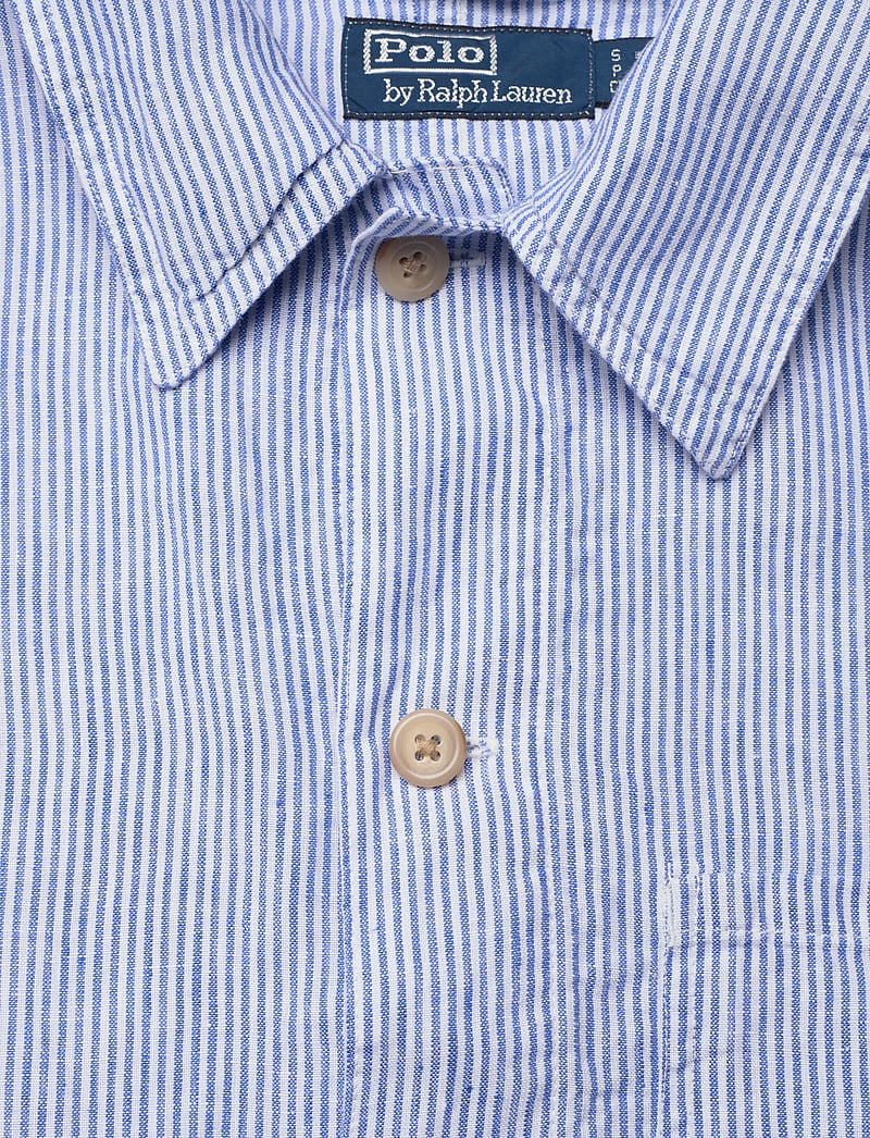 Polo Ralph Lauren - Linen Utility Overshirt - basic-hemden - 7294 cabana blue - 2