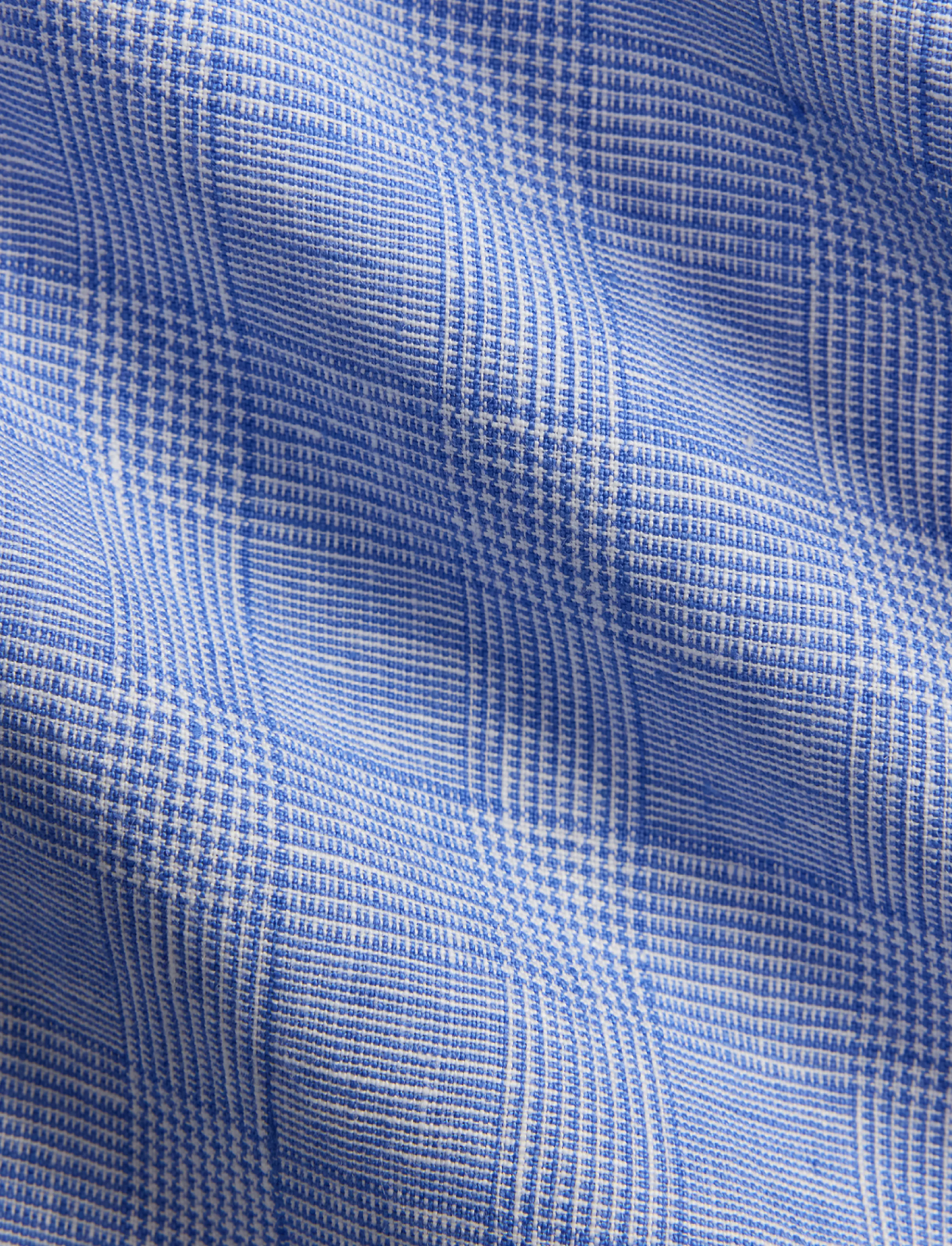 Polo Ralph Lauren - Plaid Linen Utility Overshirt - vindjakker - 7273 blue white - 5