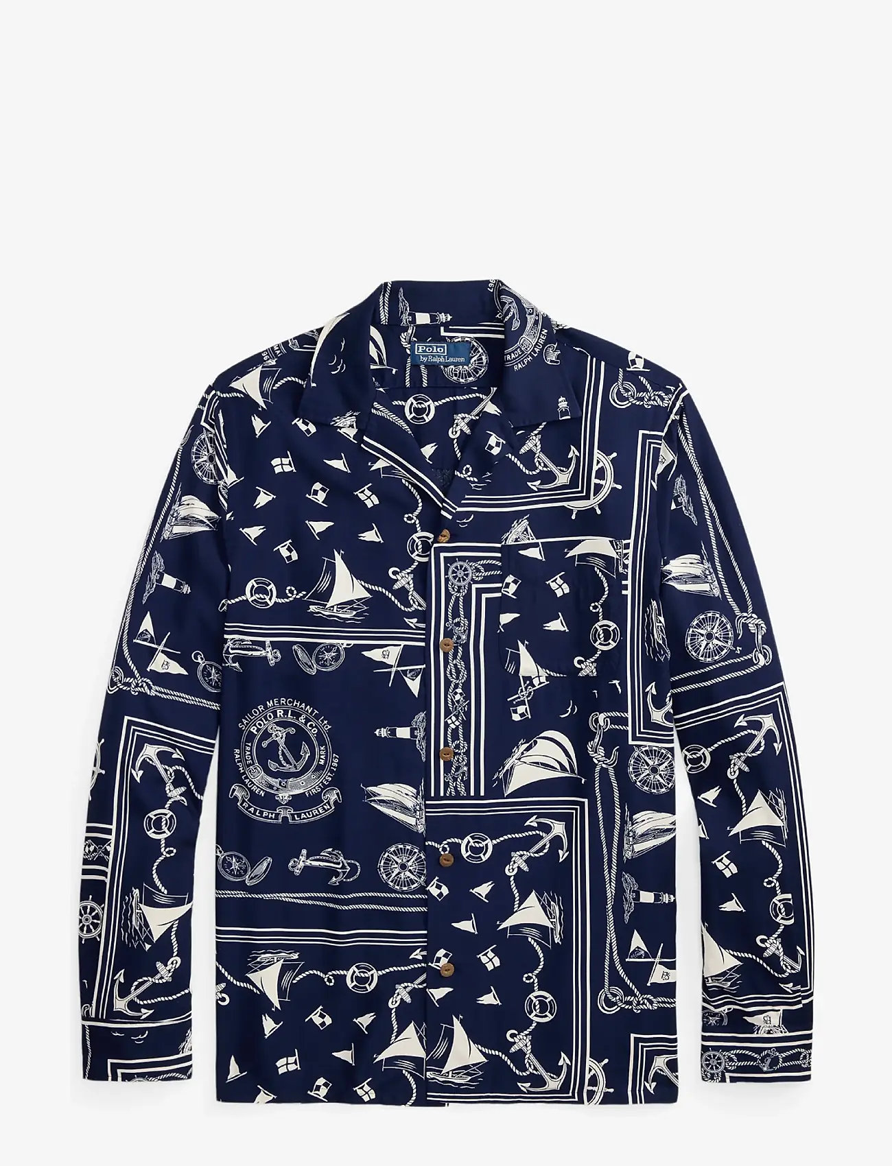 Polo Ralph Lauren - Classic Fit Nautical Bandanna Shirt - chemises à motifs - 7267 nautical ban - 1