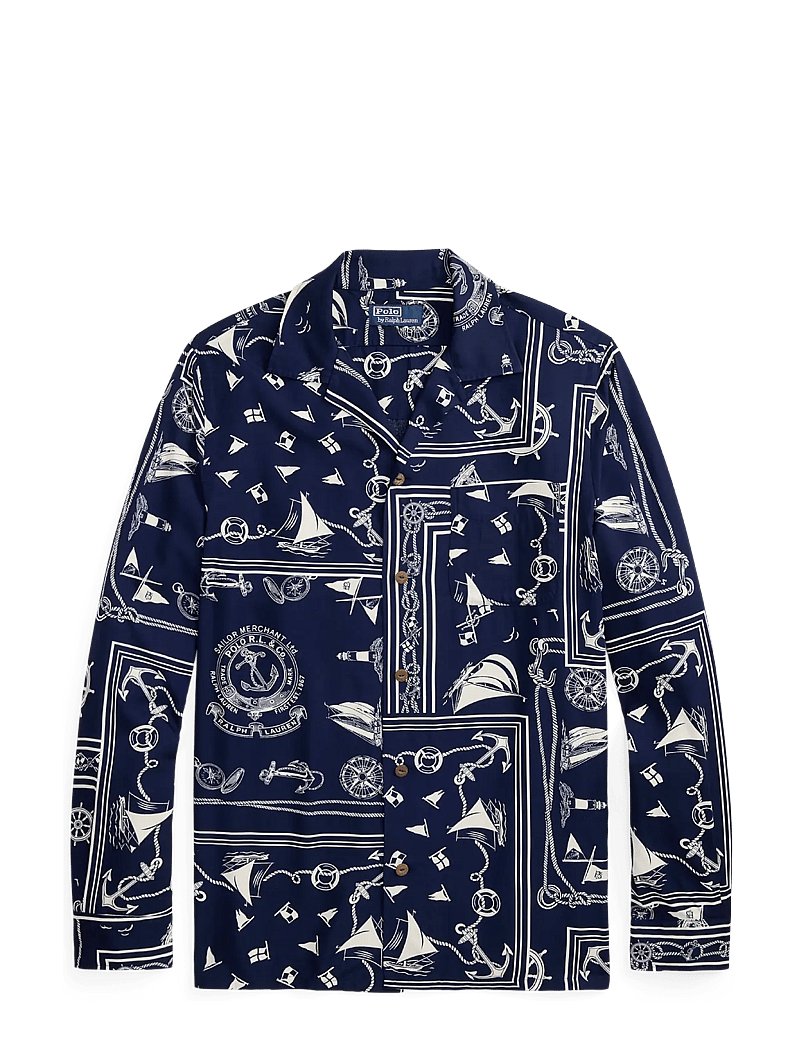Polo Ralph Lauren - Classic Fit Nautical Bandanna Shirt - chemises à motifs - 7267 nautical ban - 1