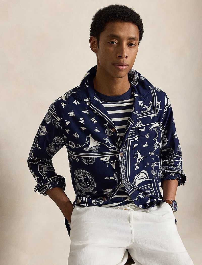 Polo Ralph Lauren - Classic Fit Nautical Bandanna Shirt - chemises à motifs - 7267 nautical ban - 4