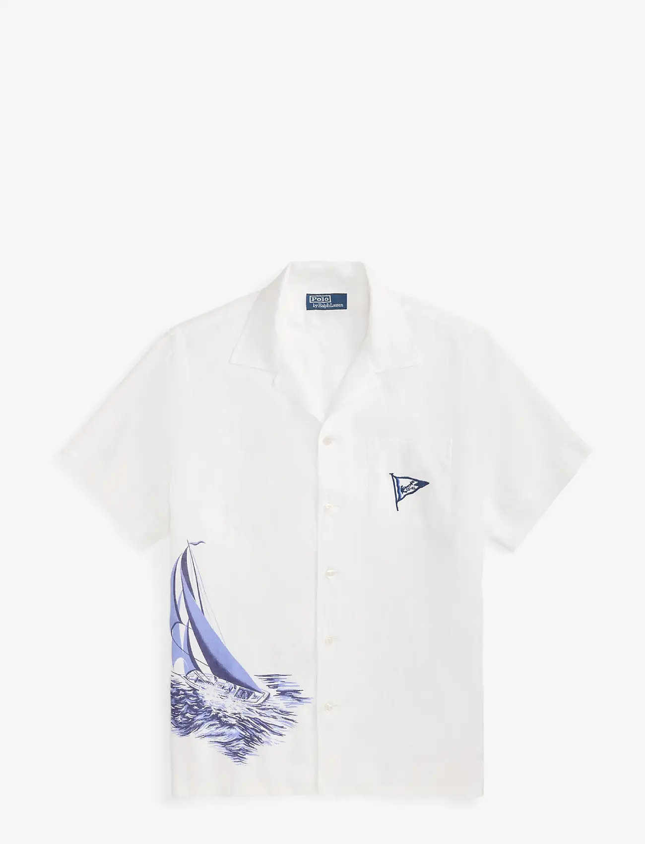 Polo Ralph Lauren - Classic Fit Nautical Linen Camp Shirt - hemden mit muster - 7277 vintage naut - 0