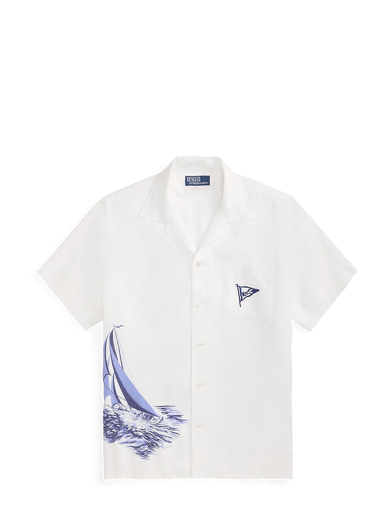 Polo Ralph Lauren - Classic Fit Nautical Linen Camp Shirt - hemden mit muster - 7277 vintage naut - 0