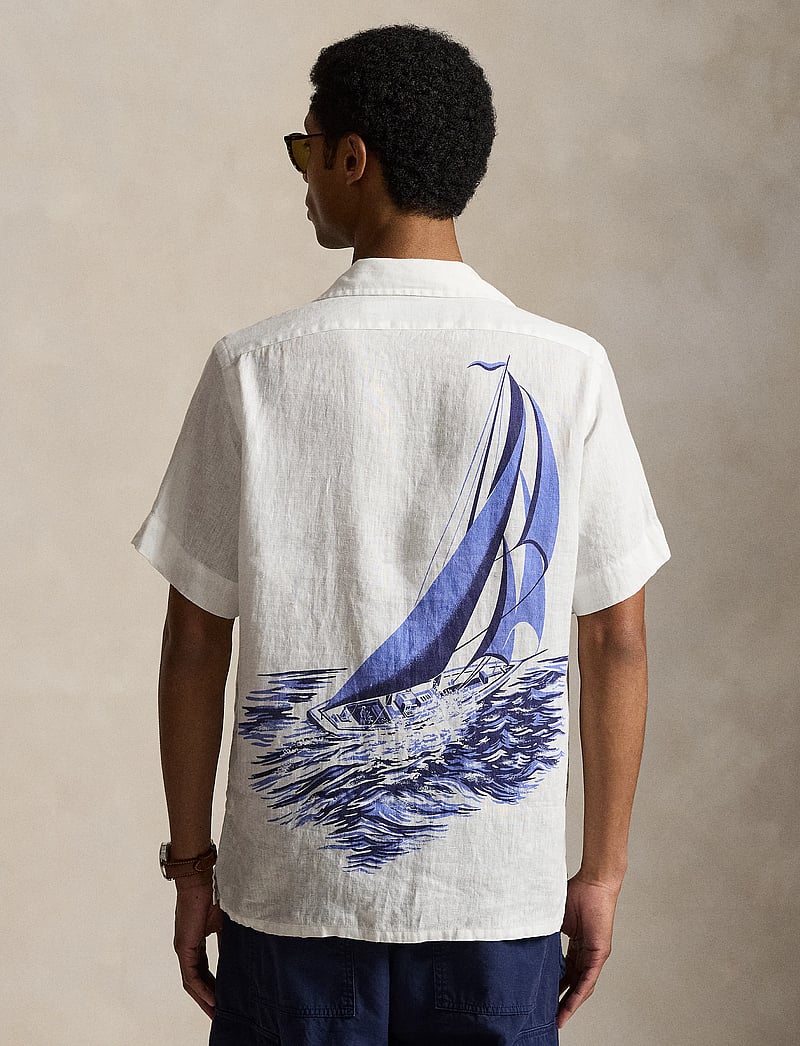 Polo Ralph Lauren - Classic Fit Nautical Linen Camp Shirt - hemden mit muster - 7277 vintage naut - 1