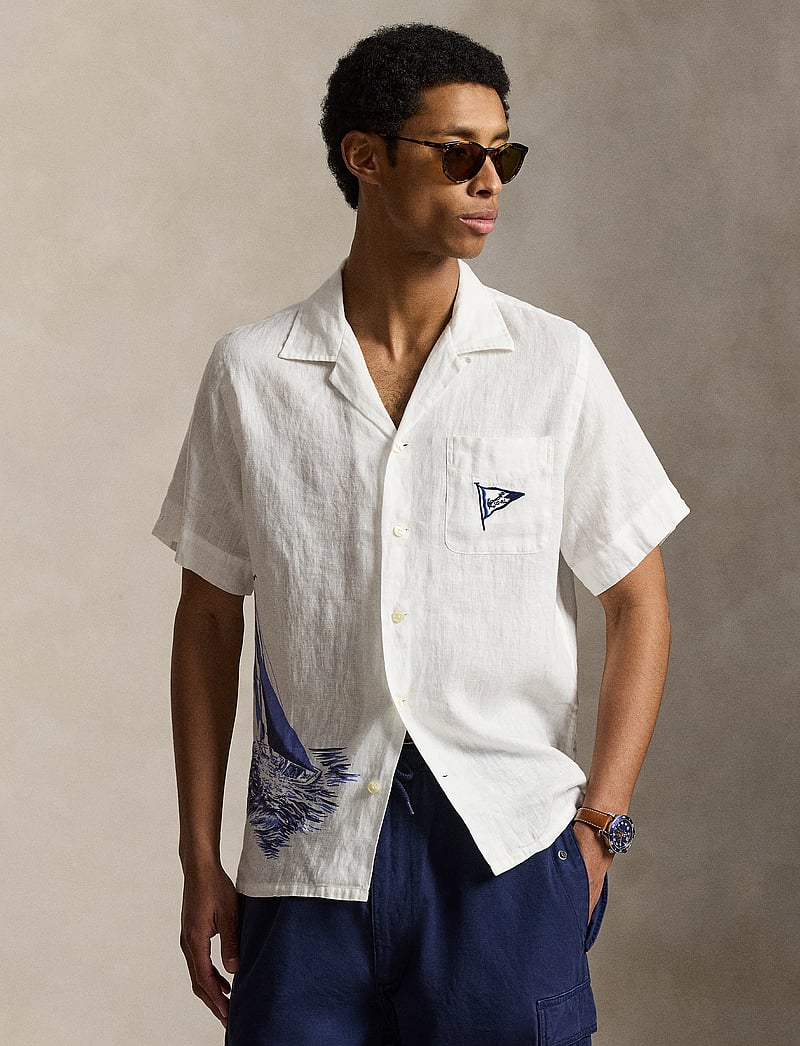 Polo Ralph Lauren - Classic Fit Nautical Linen Camp Shirt - hemden mit muster - 7277 vintage naut - 2