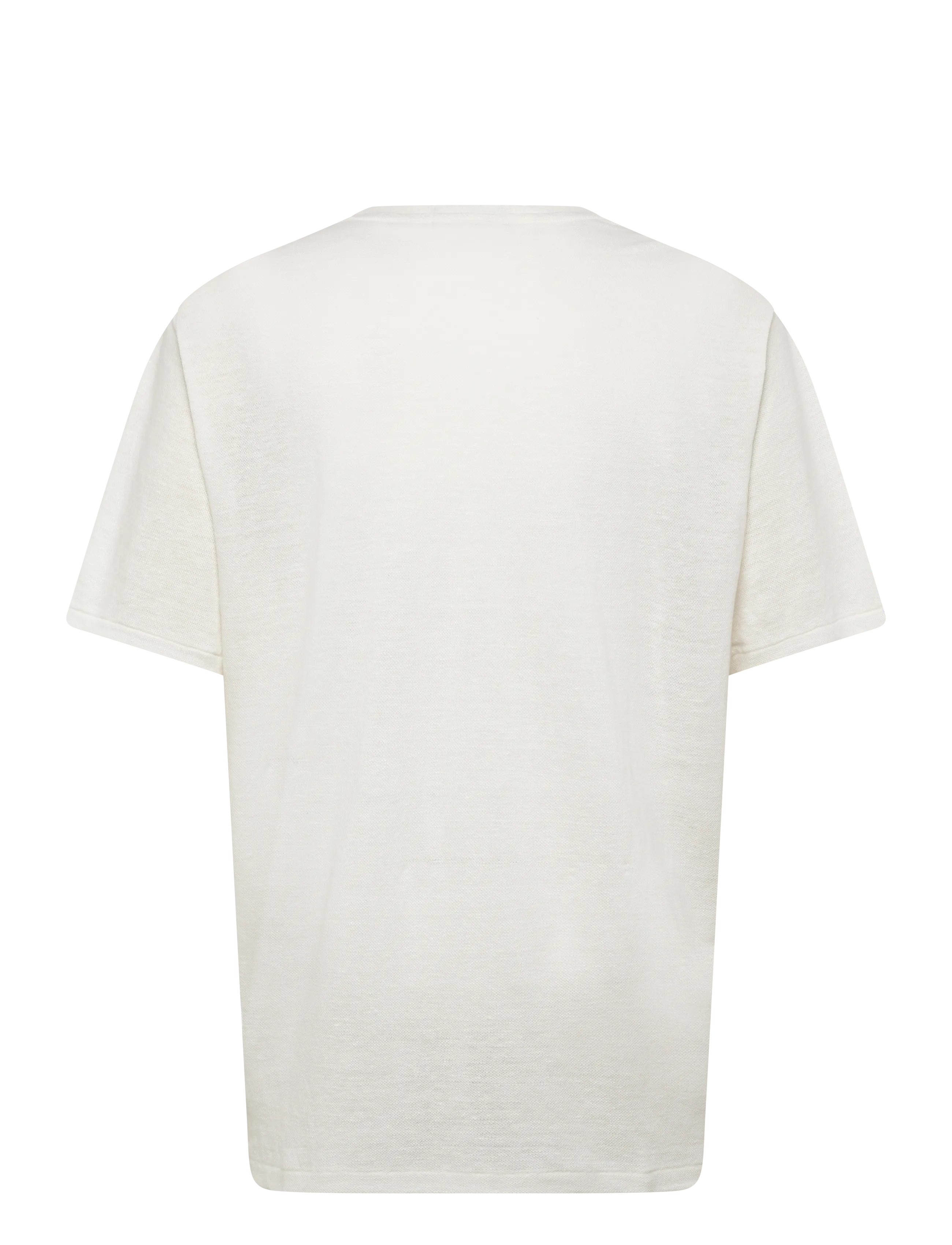 Polo Ralph Lauren - Standard Fit Linen Mesh T-Shirt - korte mouwen - deckwash white - 1
