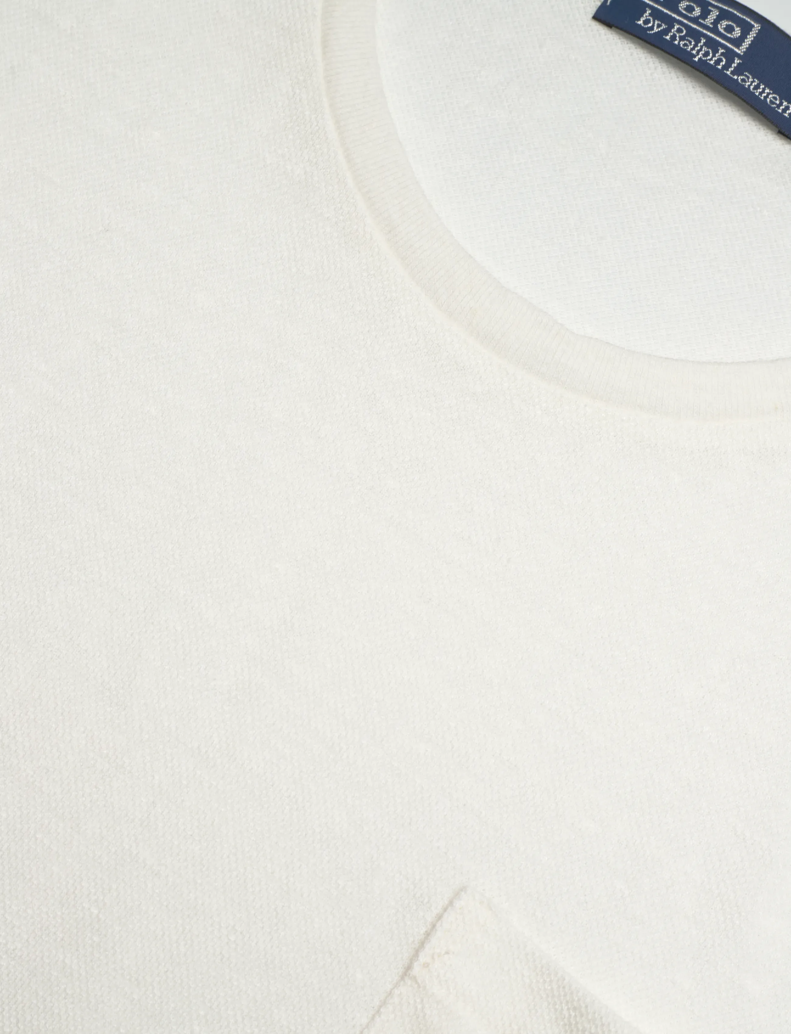 Polo Ralph Lauren - Standard Fit Linen Mesh T-Shirt - korte mouwen - deckwash white - 2