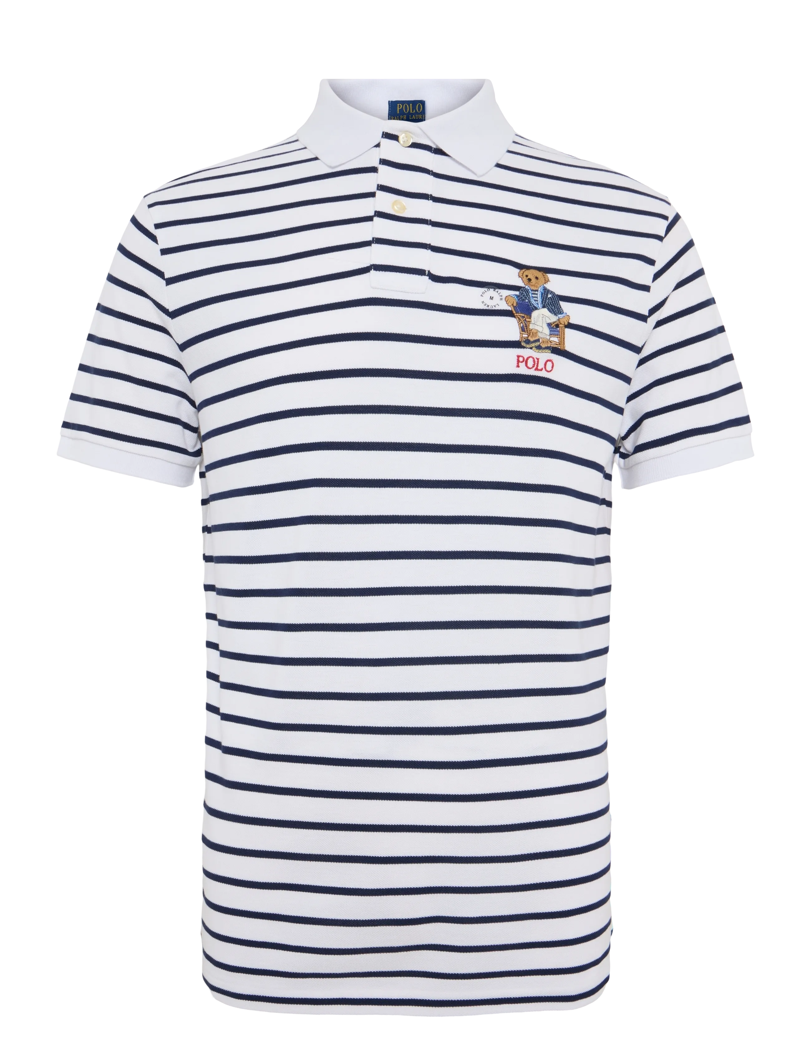 Polo Ralph Lauren - Custom Slim Fit Polo Bear Polo Shirt - short-sleeved polos - newport bear-whit - 1