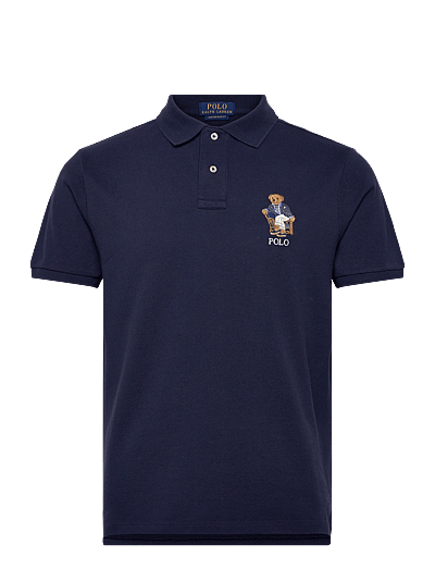 Custom Slim Fit Polo Bear Polo Shirt - KortæRmede