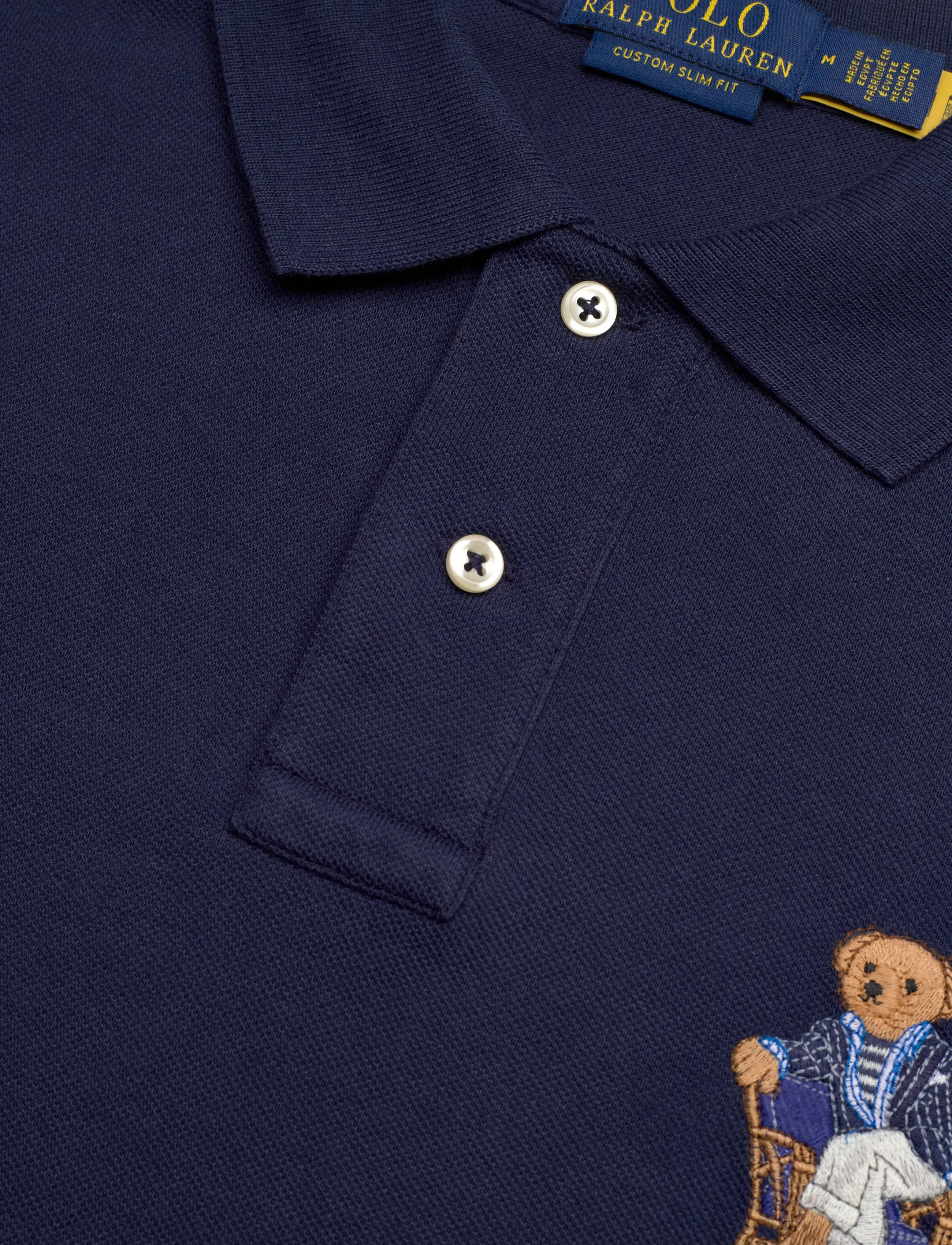 Polo Ralph Lauren - Custom Slim Fit Polo Bear Polo Shirt - lühikeste varrukatega polod - newport bear- new - 2