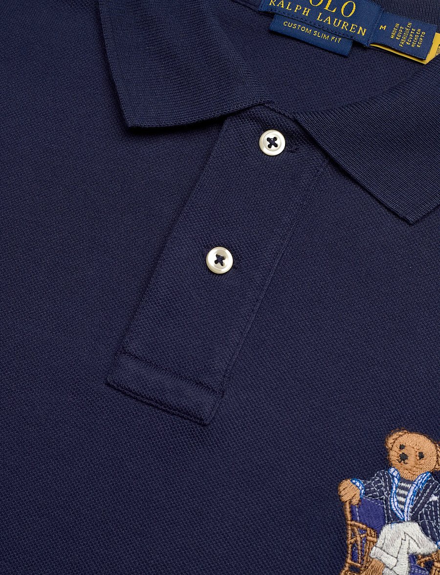 Polo Ralph Lauren - Custom Slim Fit Polo Bear Polo Shirt - kurzärmelig - newport bear- new - 2