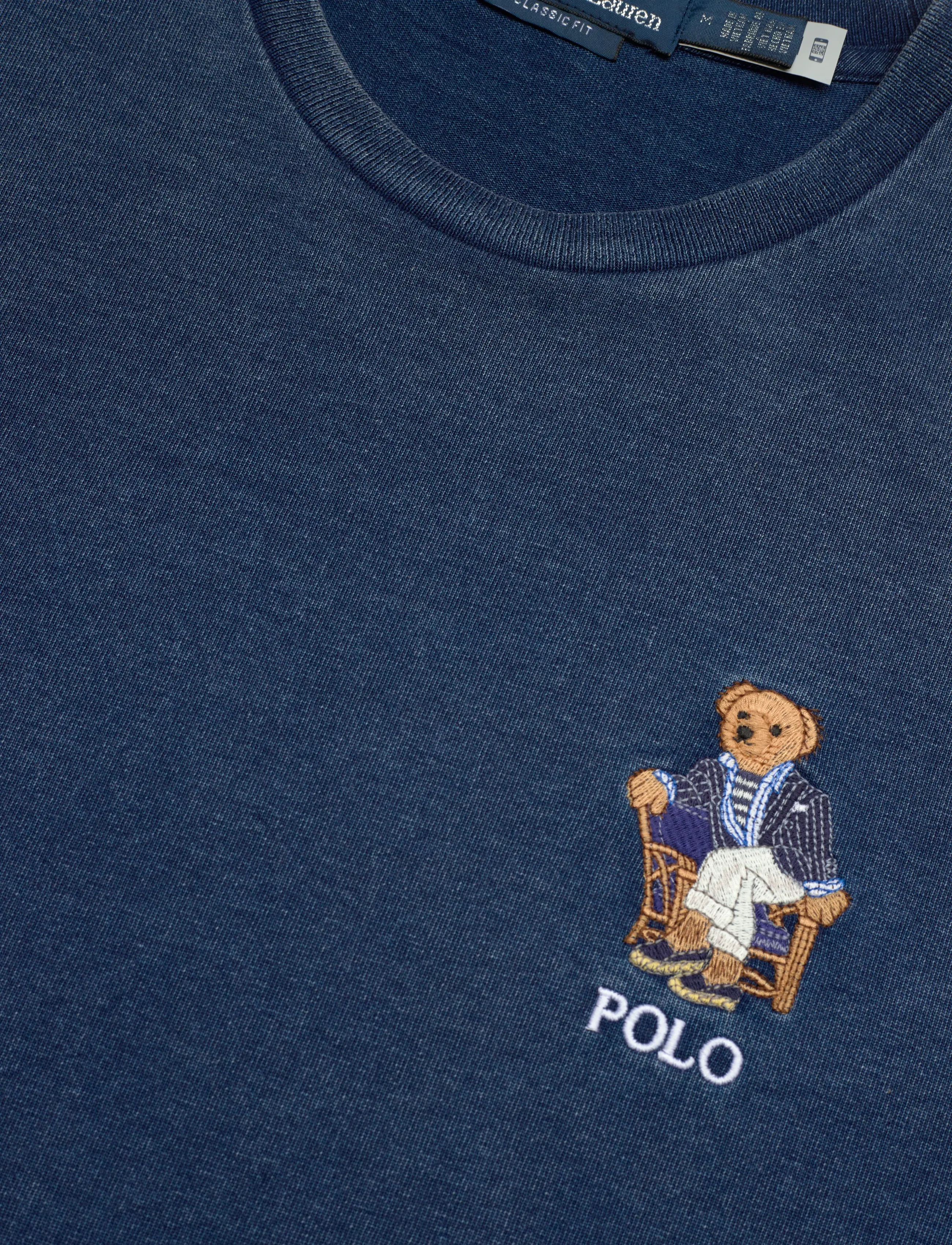 Polo Ralph Lauren - Classic Fit Polo Bear Indigo T-Shirt - t-shirts à manches courtes - newport bear- drk - 2