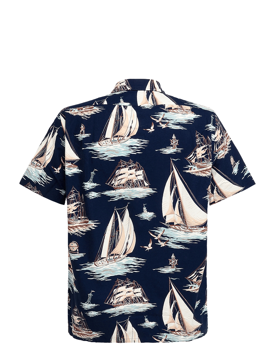 Polo Ralph Lauren - Classic Fit Sailboat-Print Oxford Shirt - 7247 vintage scho - 1