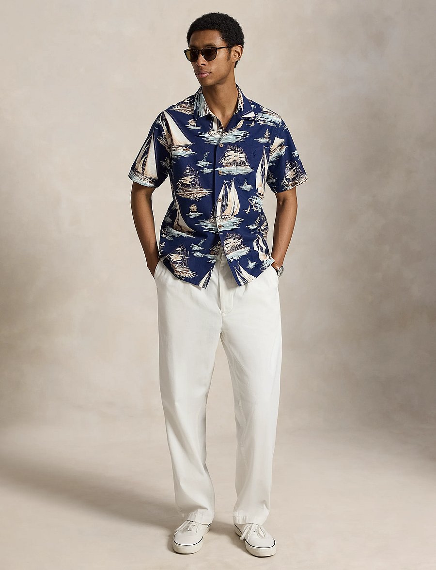 Polo Ralph Lauren - Classic Fit Sailboat-Print Oxford Shirt - 7247 vintage scho - 4