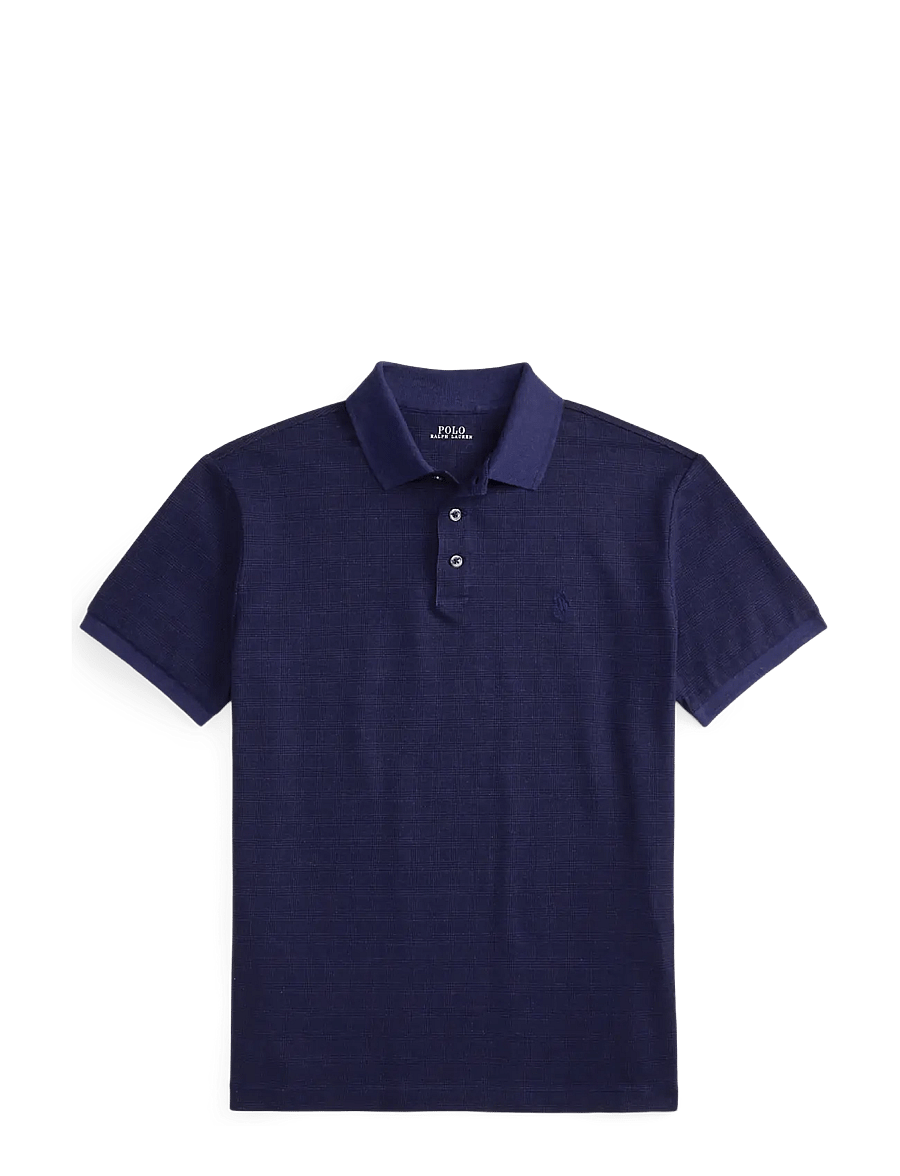 Polo Ralph Lauren - Custom Slim Fit Stretch Mesh Polo Shirt - kootud polosärgid - small glen-spring - 1