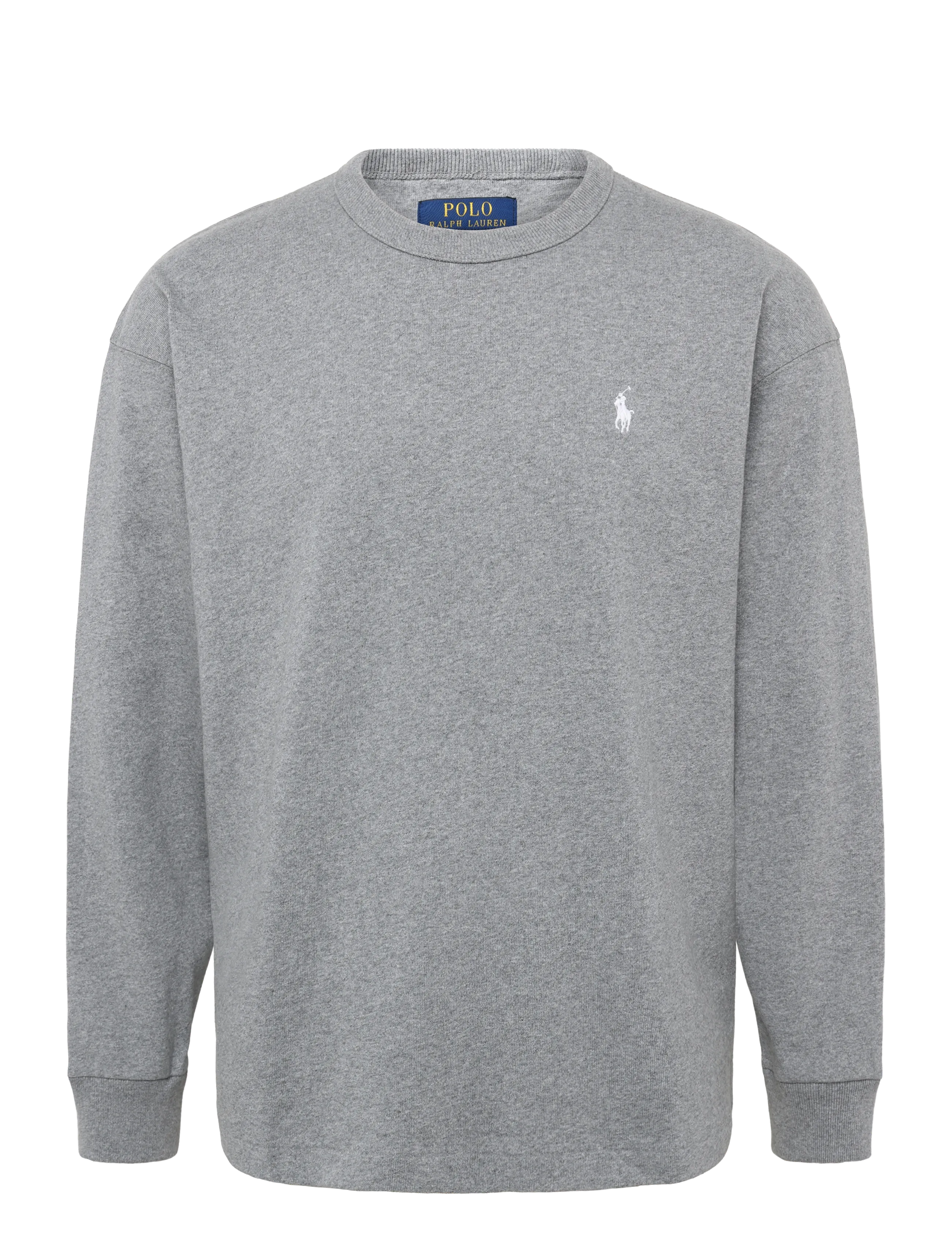 Polo Ralph Lauren Relaxed Fit Jersey Long-Sleeve T-Shirt - T-Shirts - CLASSIC GREY HEAT / grey