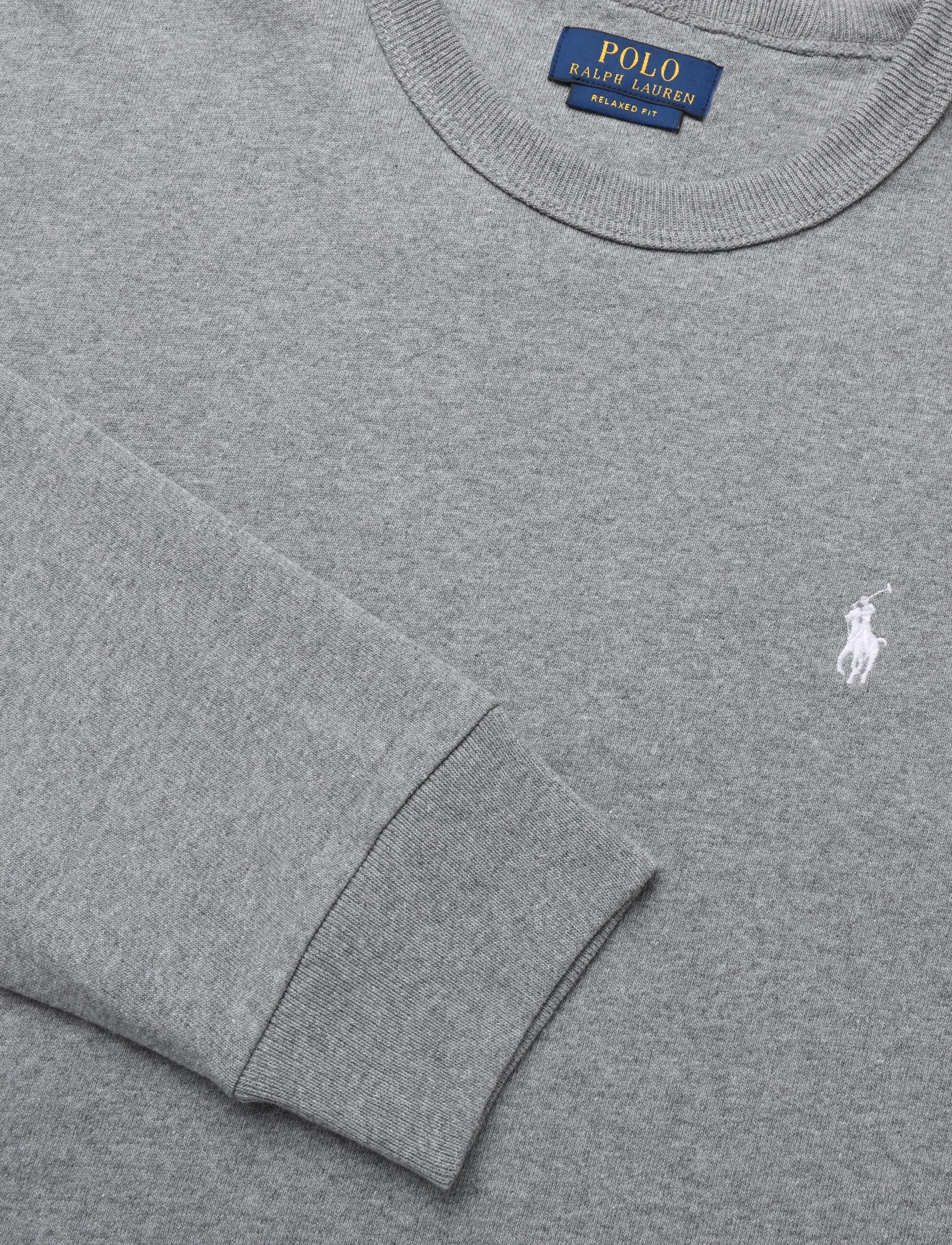 Polo Ralph Lauren - Relaxed Fit Jersey Long-Sleeve T-Shirt - langärmelige t-shirts - classic grey heat - 2
