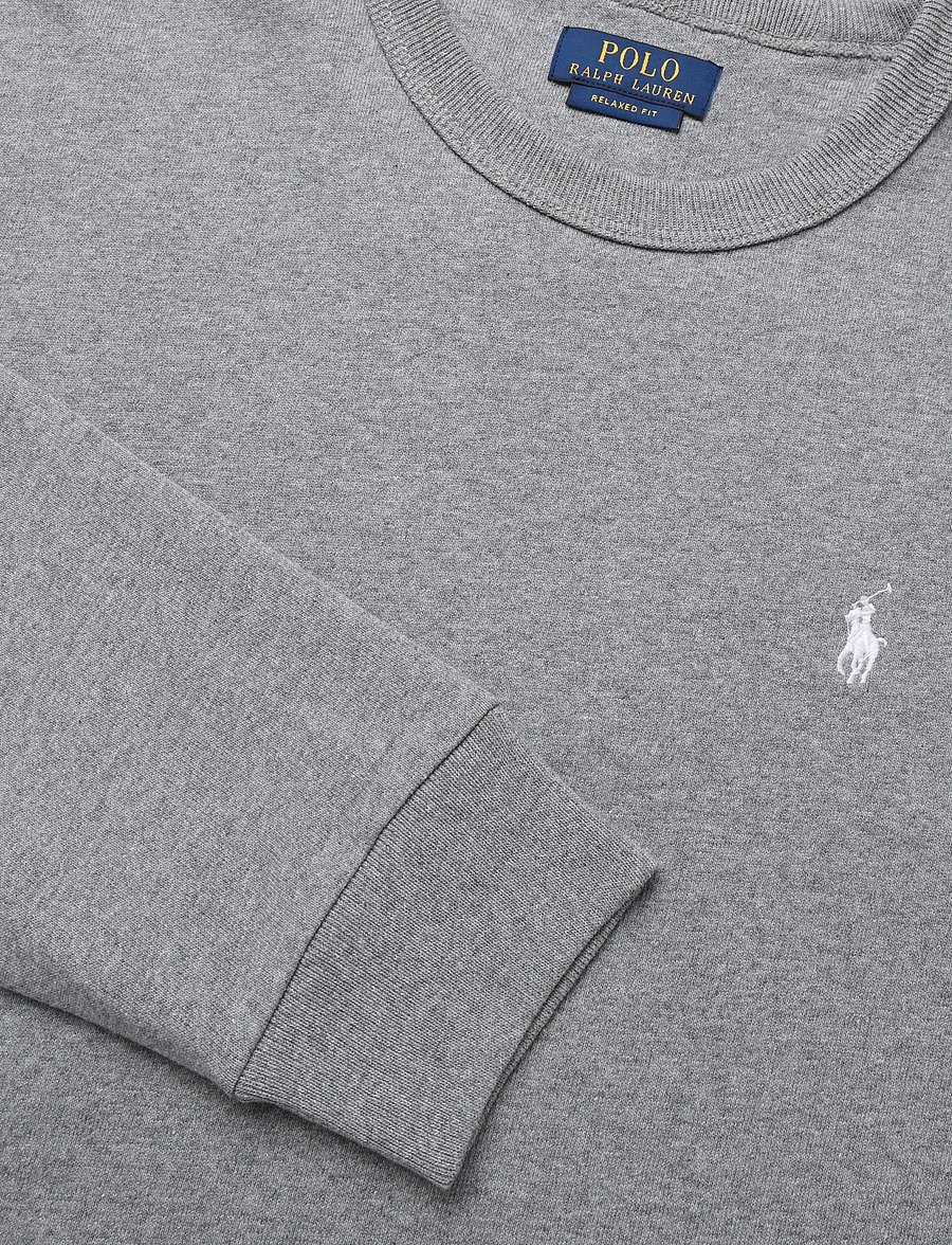 Polo Ralph Lauren - Relaxed Fit Jersey Long-Sleeve T-Shirt - langärmelige t-shirts - classic grey heat - 2